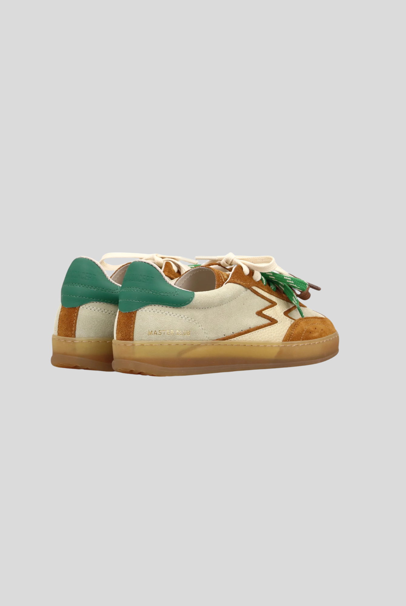 Sneakers CLUB PATCHWORK sand and cognac CL264 PATCHWORK MOACONCEPT
