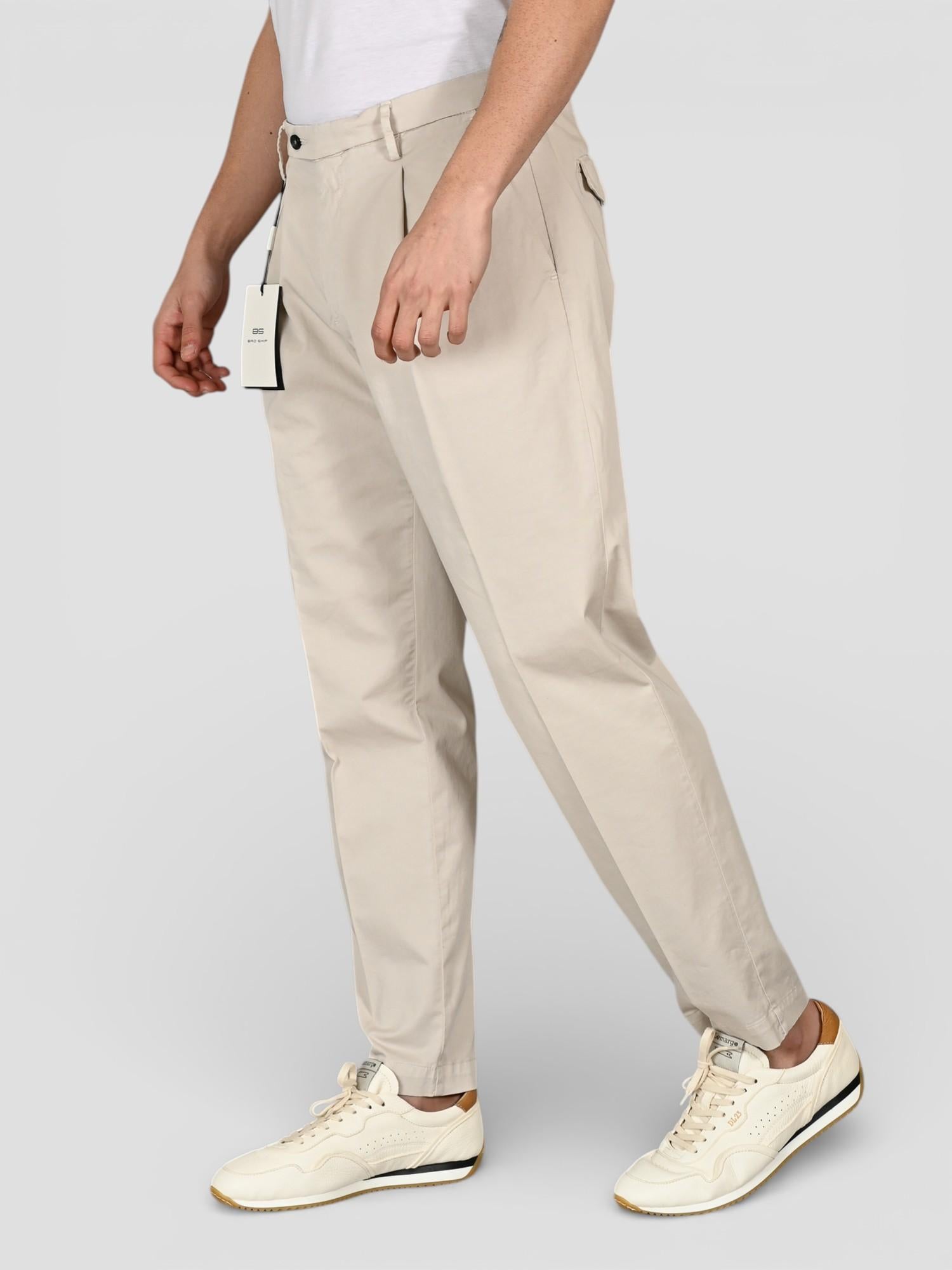 Pantalone gesso STOCCOLMA 8135 pence STOCCOLMA 8135 GESSO BRO-SHIP