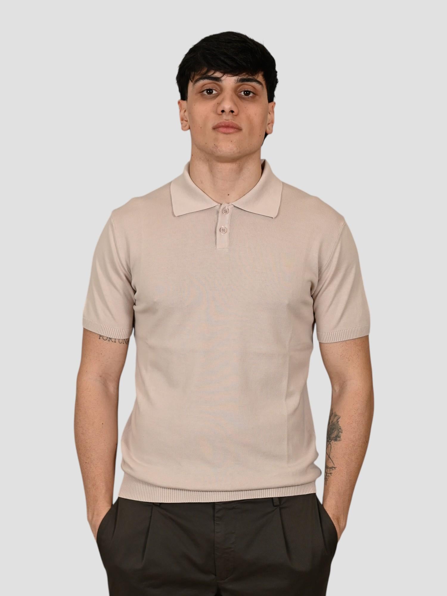 Polo cipria WO 0856 WO 0856 903 WOOL & CO.