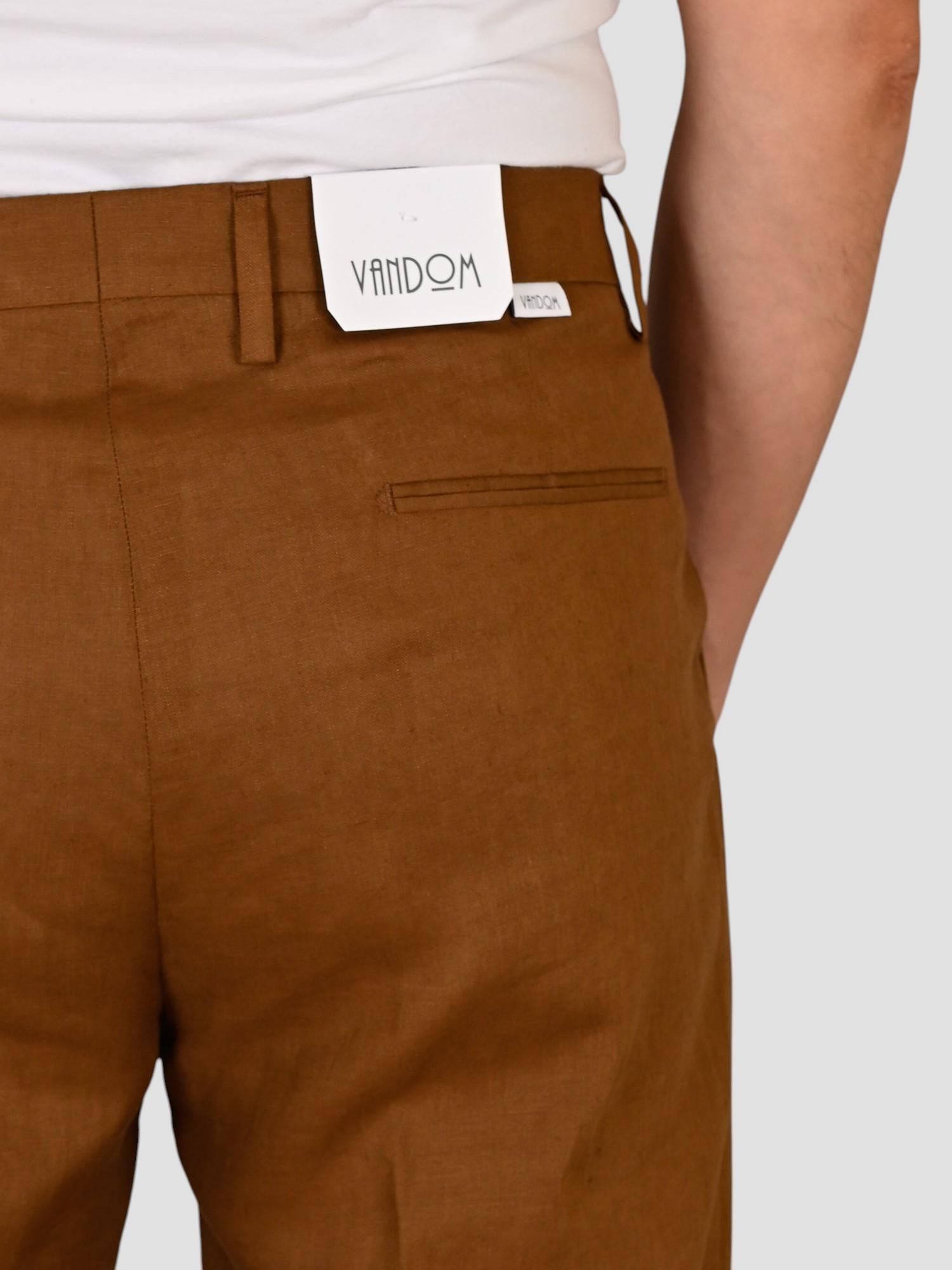 Pantalone tabacco GABRIEL LINO pence sartoriale GABRIELT95 TABACCO VANDOM