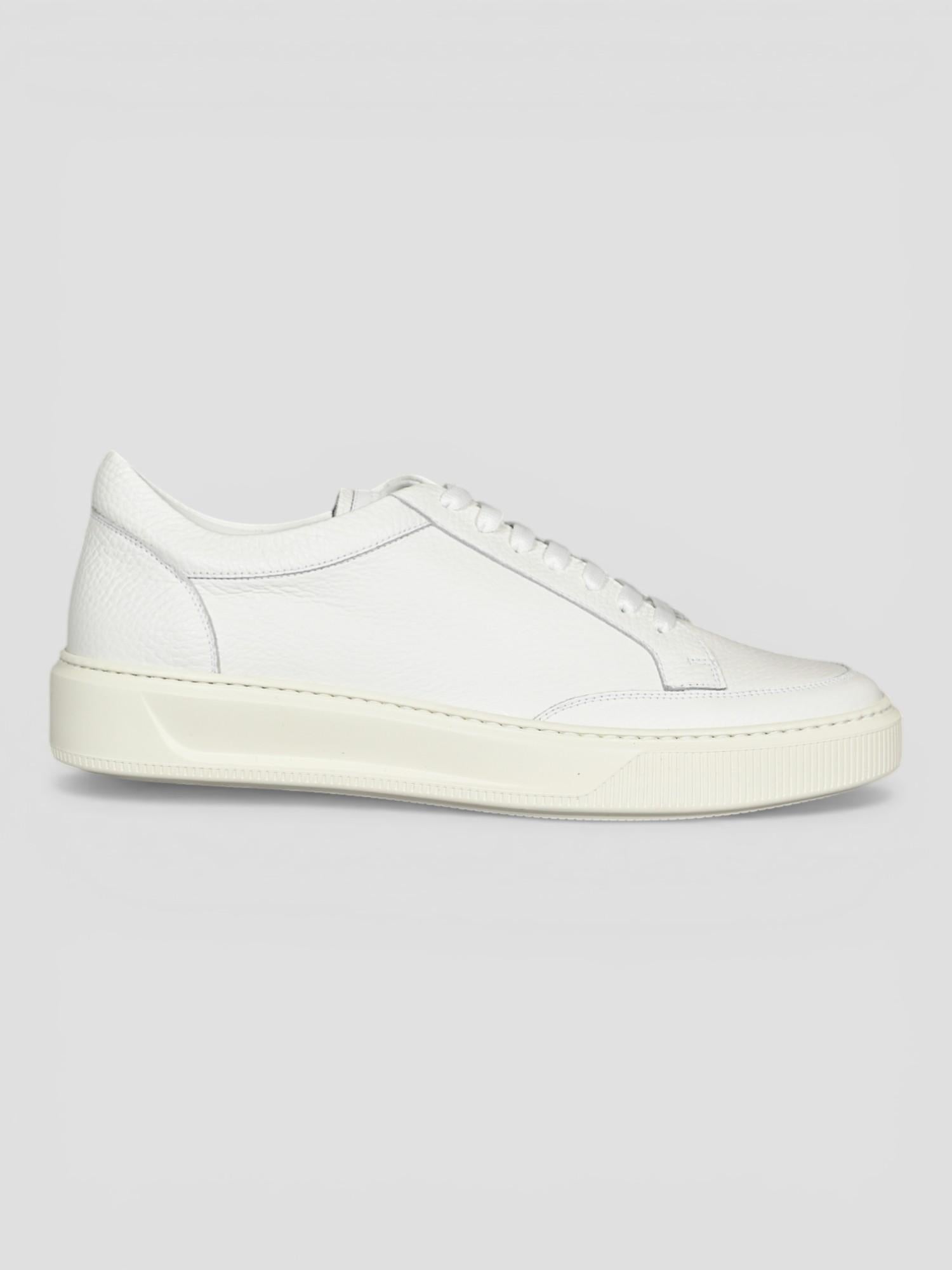 Sneakers bianca 643LD bottalato 643LD WHITE ROSSI