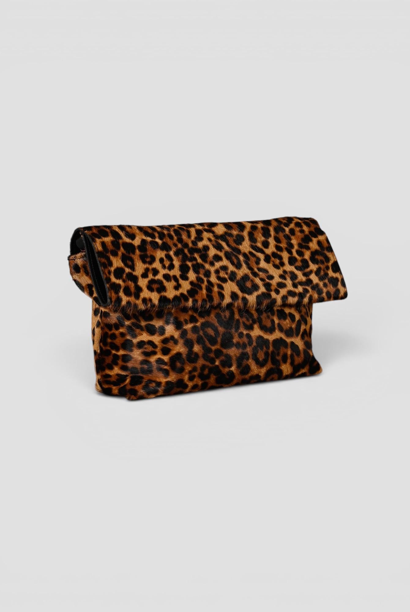 Maxi pochette maculata cavallino con tracolla MAXY MACULATA ALBERTO LUTI