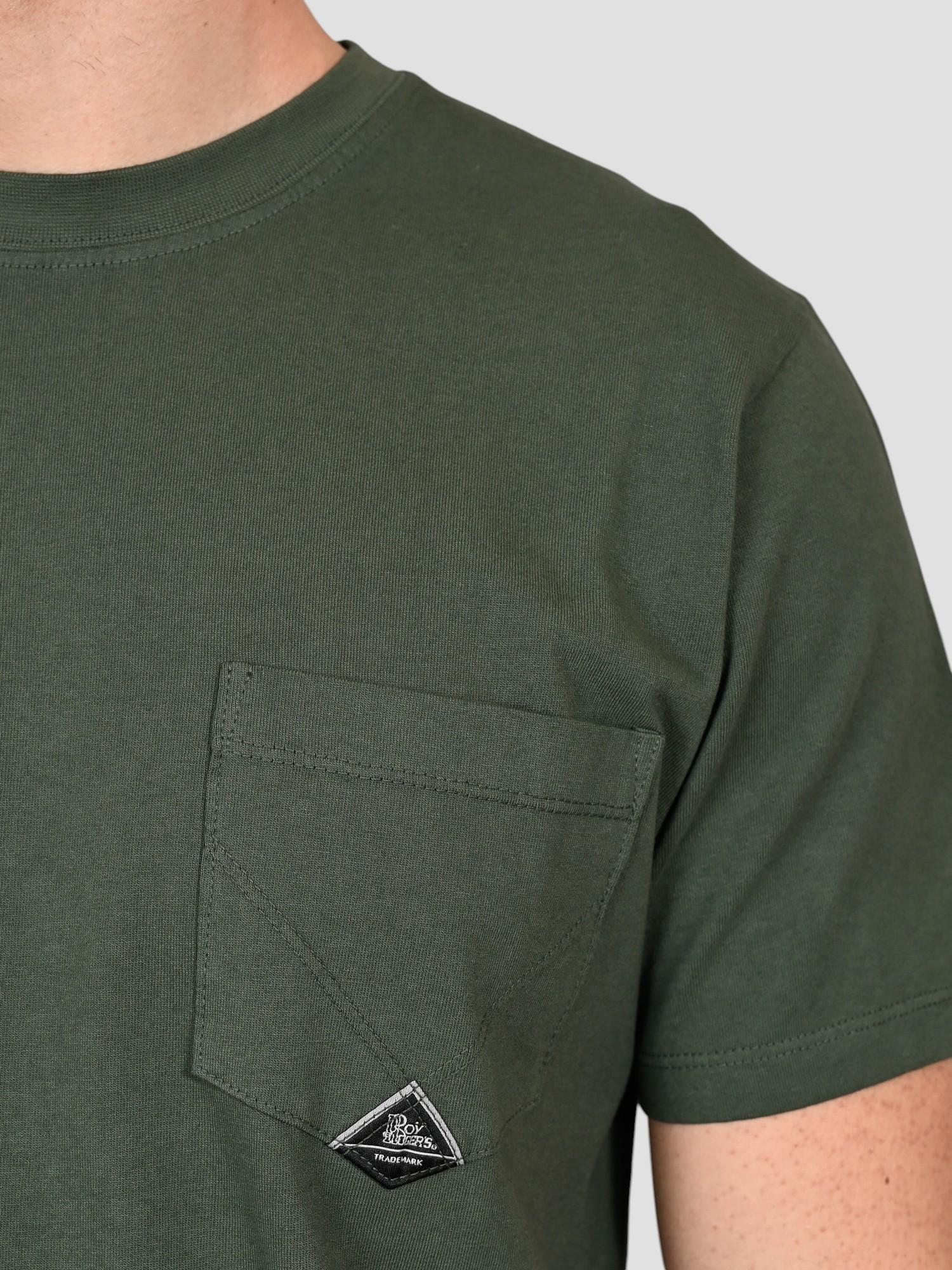 T-shirt university green POCKET MAN POCKET MAN UNIVERSITY GREEN ROY ROGER'S