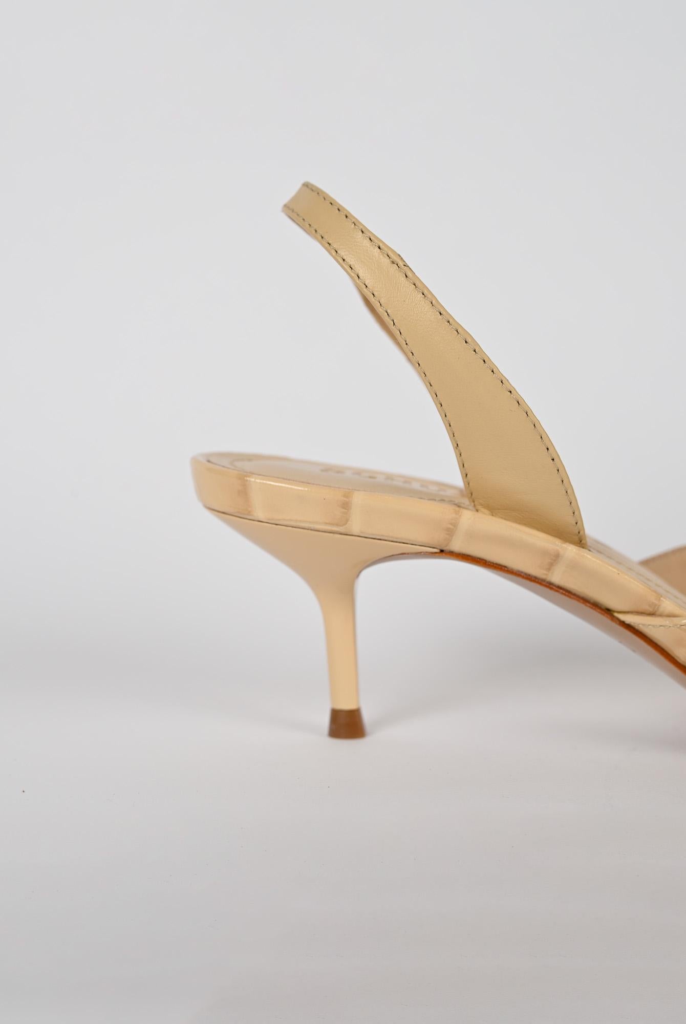 Slingback donna crema paola mid S2217900060011 BEIGE SCHUTZ