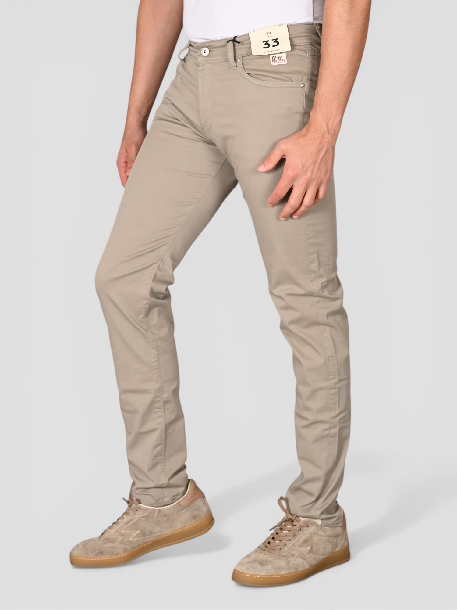 Pantalone cappuccino 517 PLAIN MAN 517 PLAIN MAN CAPPUCCINO ROY ROGER'S