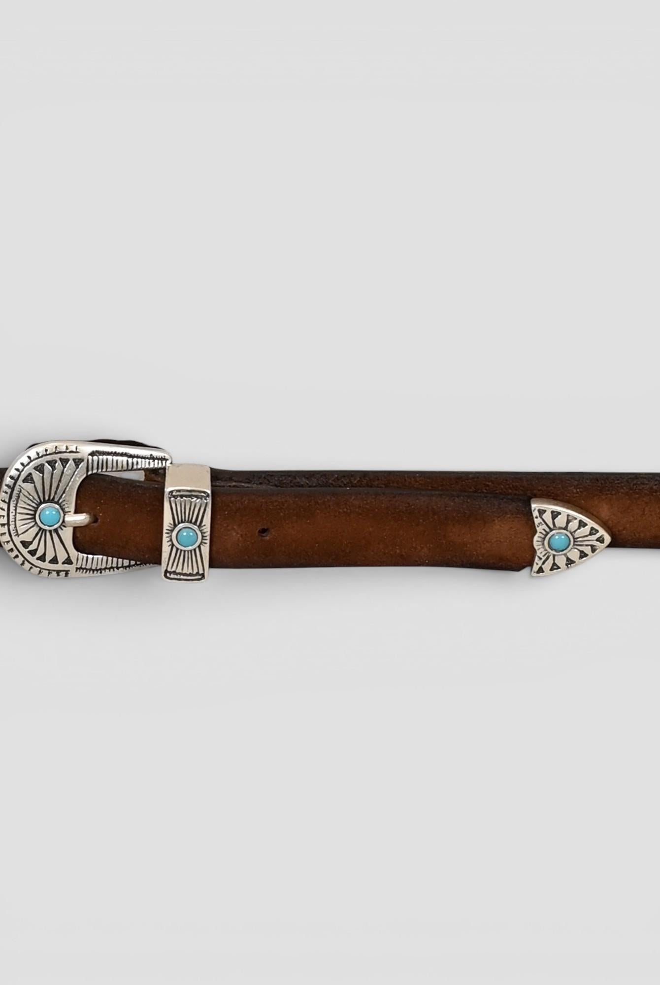 Cintura western SUEDE BRUCIATO 766/25 BRUCIATO ALBERTO LUTI