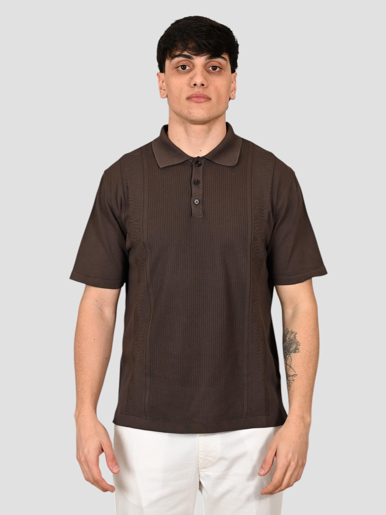 Polo moka WO 0876 WO 0876 0038 WOOL & CO.