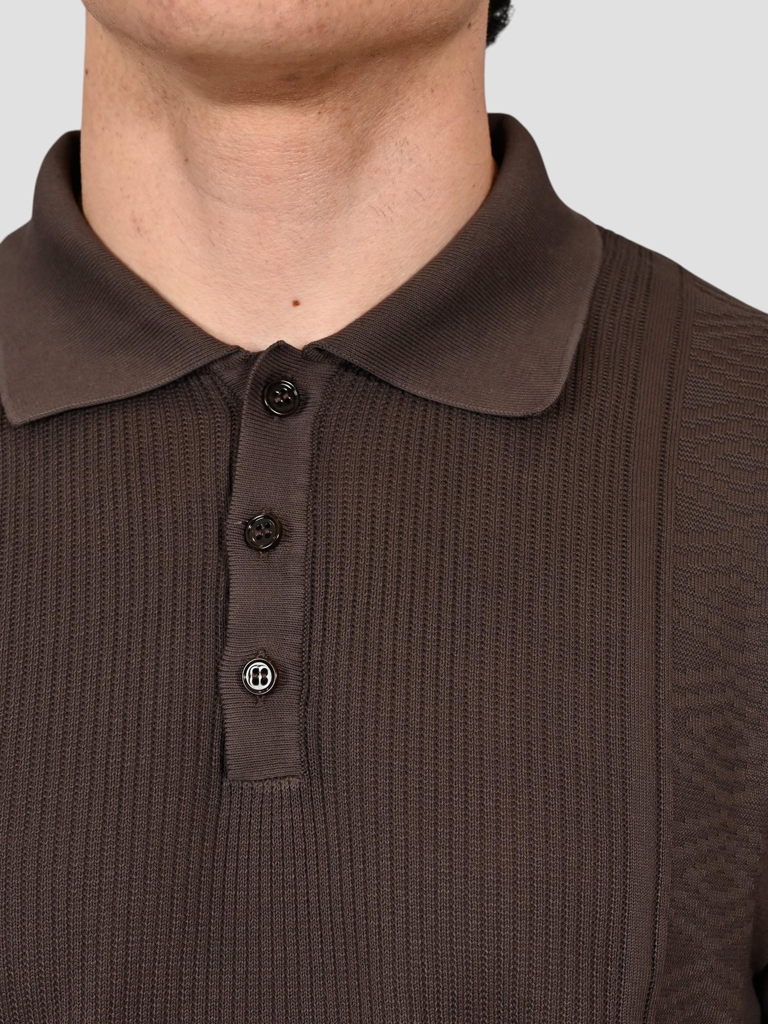 Polo moka WO 0876 WO 0876 0038 WOOL & CO.