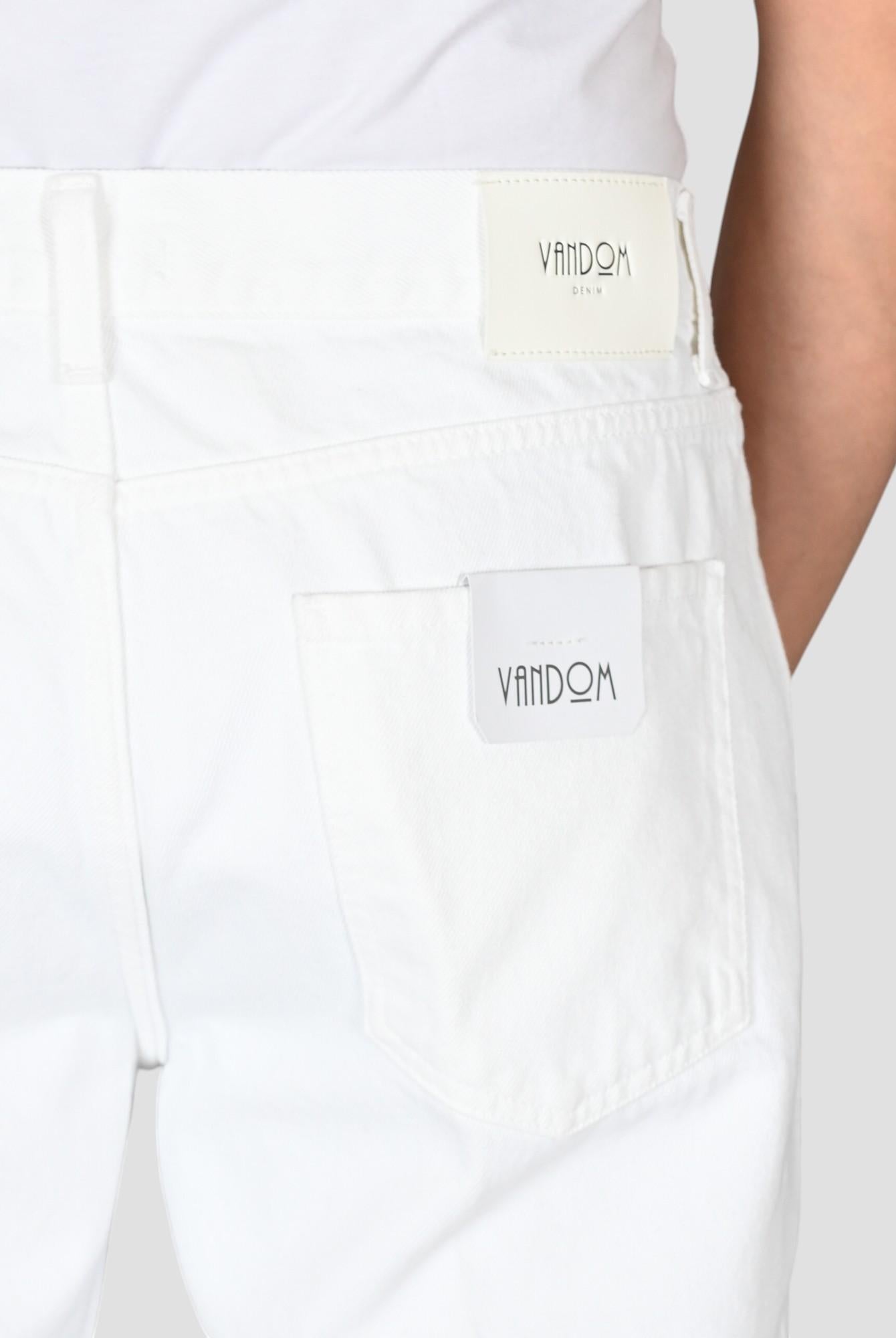 Denim bianco CIROT 165 carrot fit CIROT165 BIANCO VANDOM