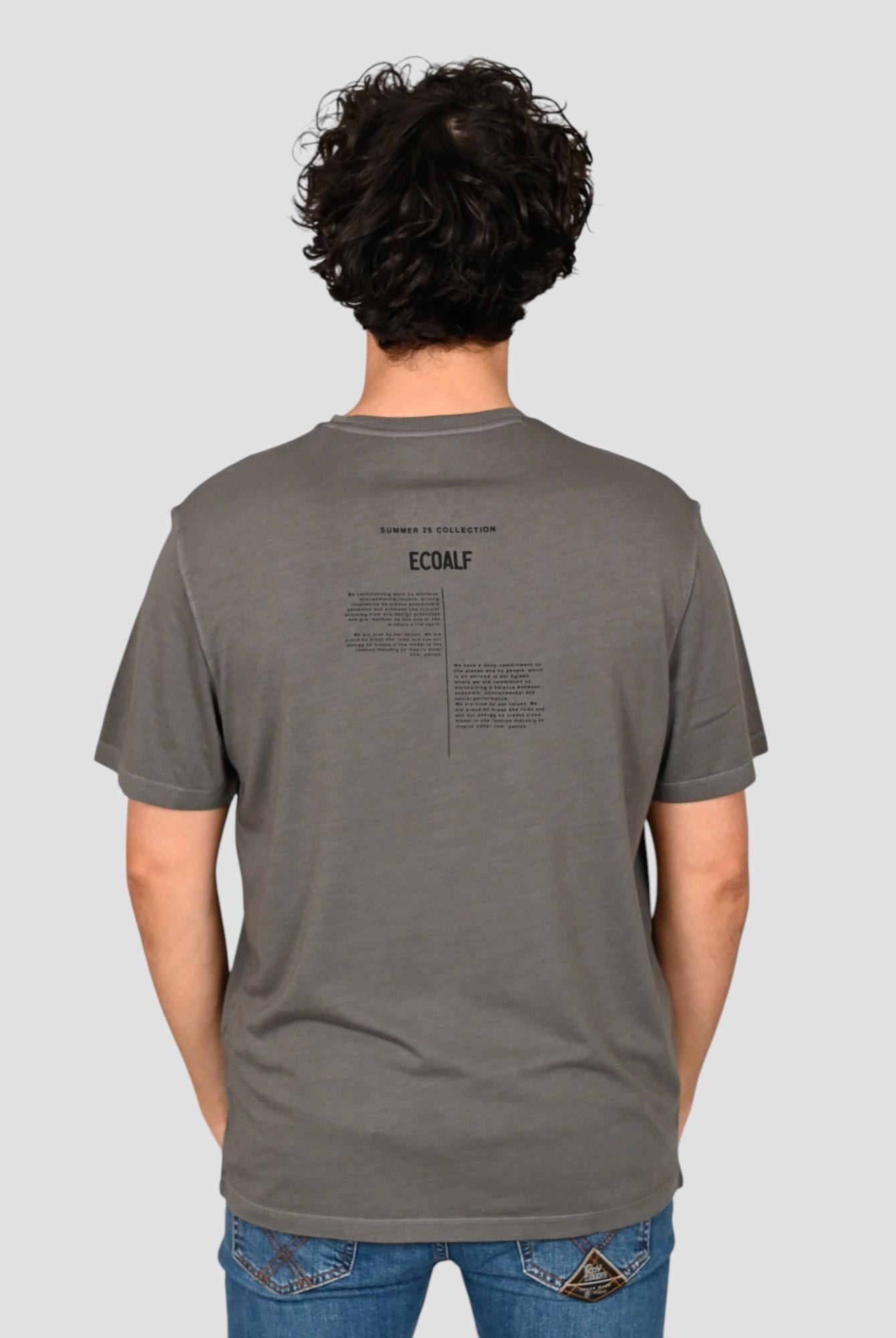 T-shirt sabbia AOMARALF ASPHALT print TS AOMARALF ECOALF