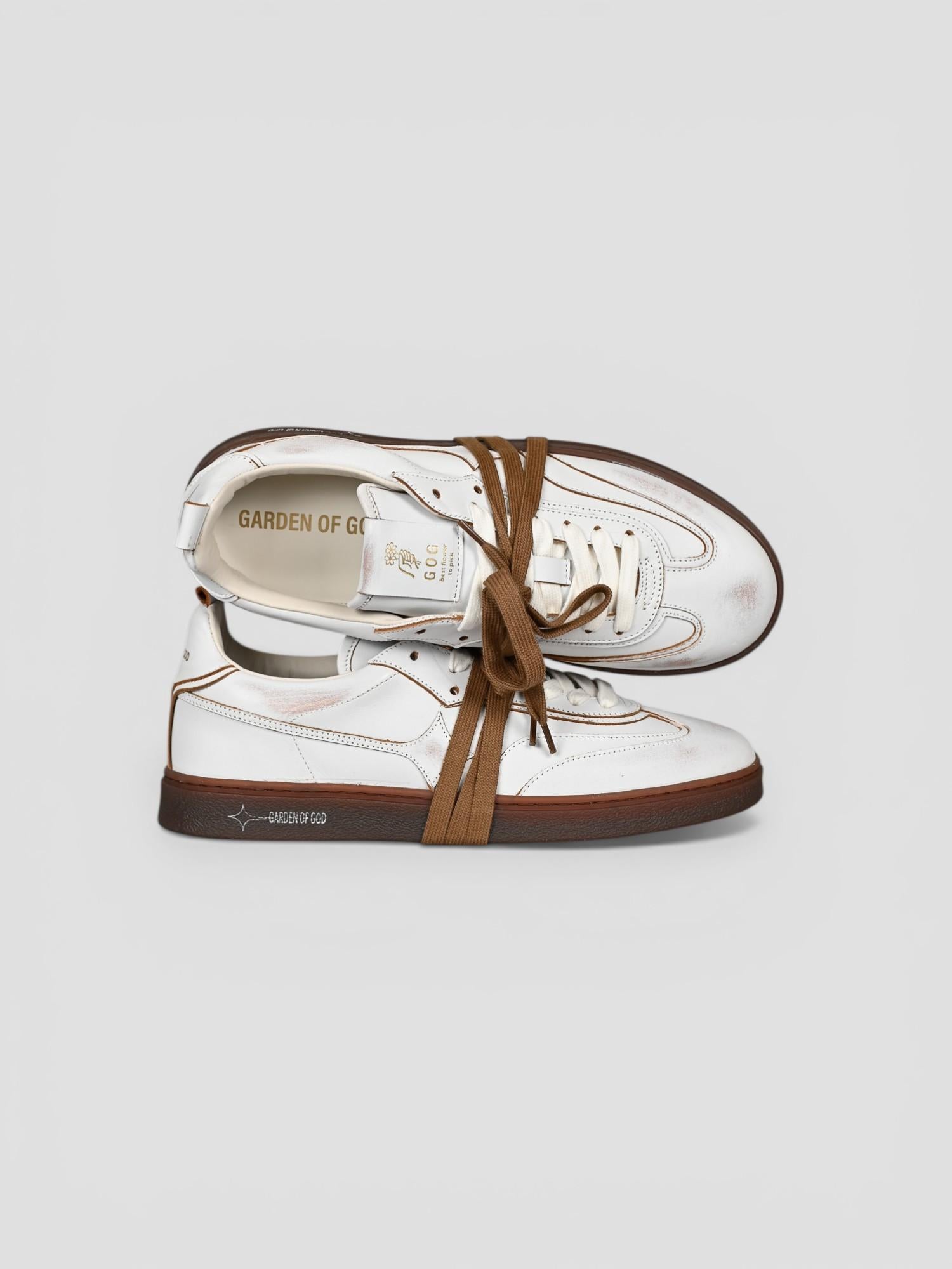 Sneakers pelle EARHT WHITE fade EARTH WHITE FADE GARDEN OF GOD