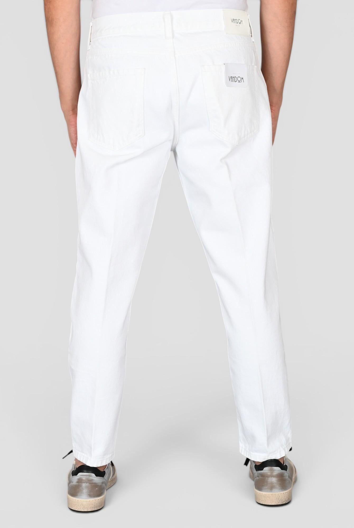 Denim bianco CIROT 165 carrot fit CIROT165 BIANCO VANDOM