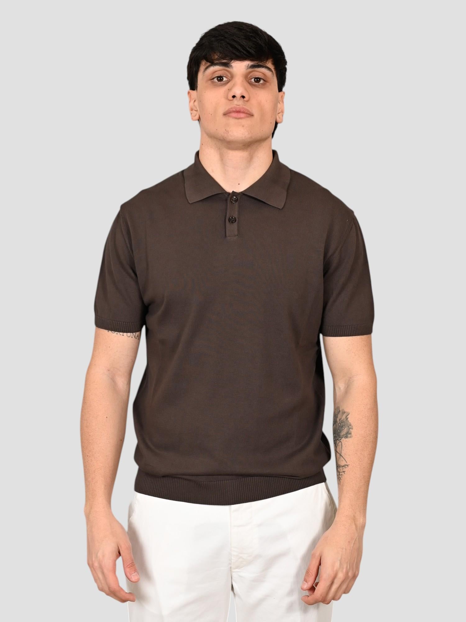 Polo moka WO 0856 WO 0856 38 MOKA WOOL & CO.