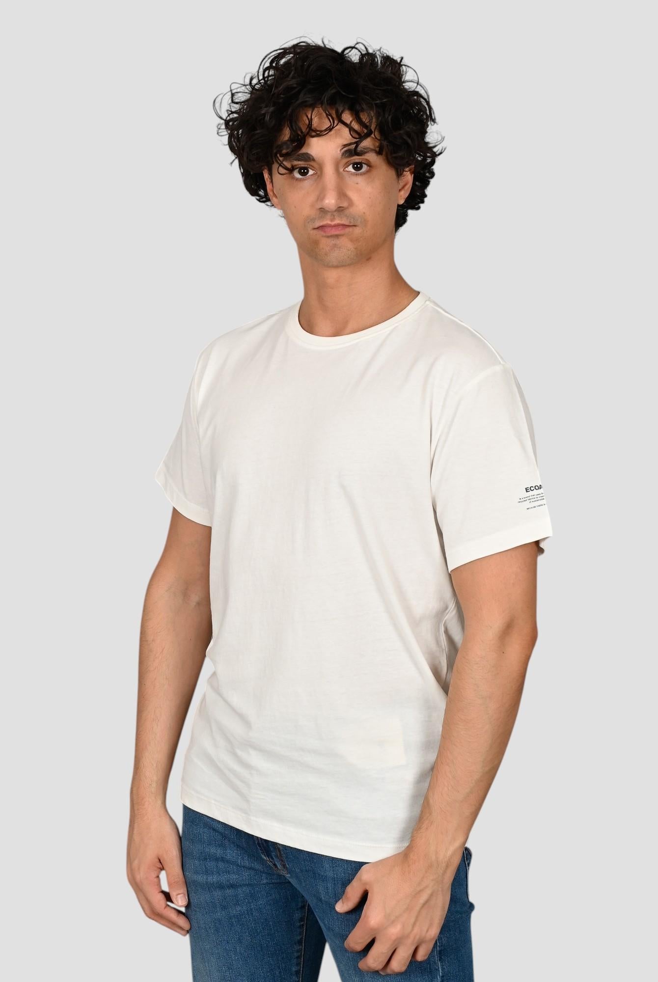 T-shirt sabbia PRAIAALF WHITE print TS PRAIAALF ECOALF