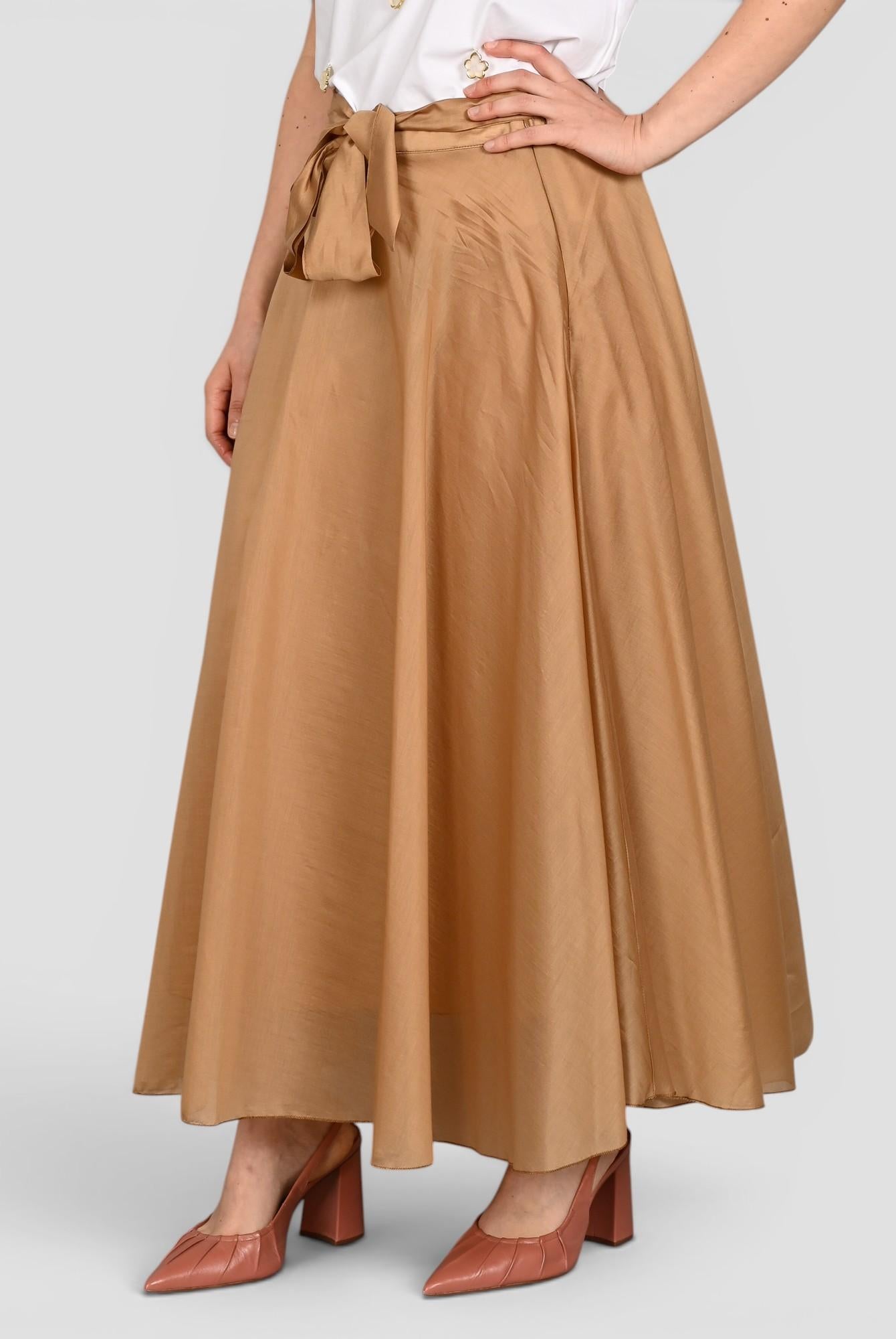 Gonna ocra ANN505026 con cintura ANN505026 OCRA ANITIE'