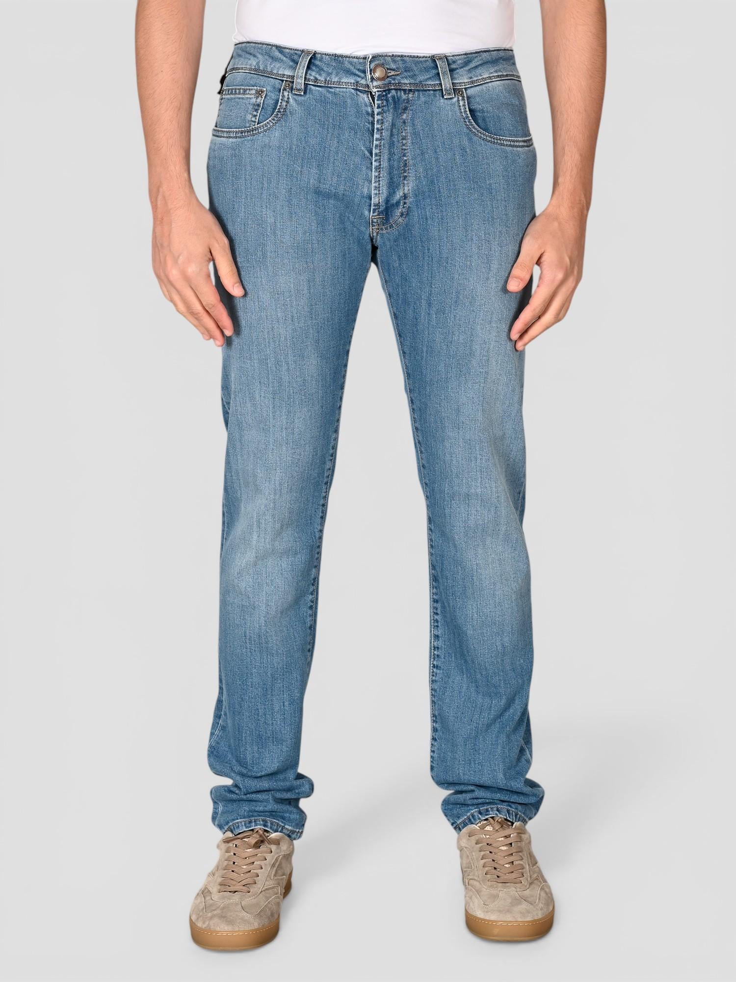 Denim light wash JOHN C092 slim fit JOHN C092 CAMOUFLAGE AR AND J.