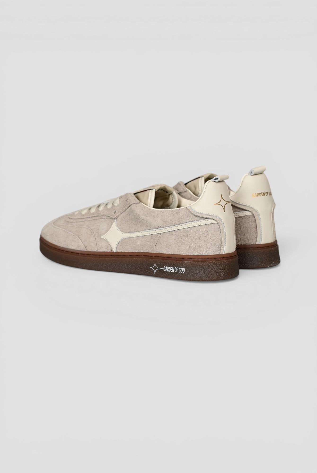 Sneakers taupe EARTH HAIRY suede EARTH SUEDE HAIRY GARDEN OF GOD