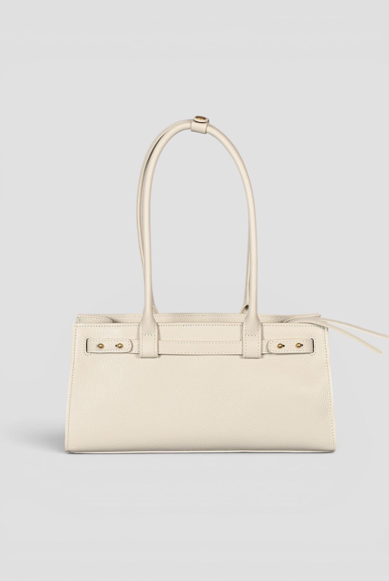 Baguette VALEGRO LEATHER ivory N61-DS-29 IVORY NO:RAE