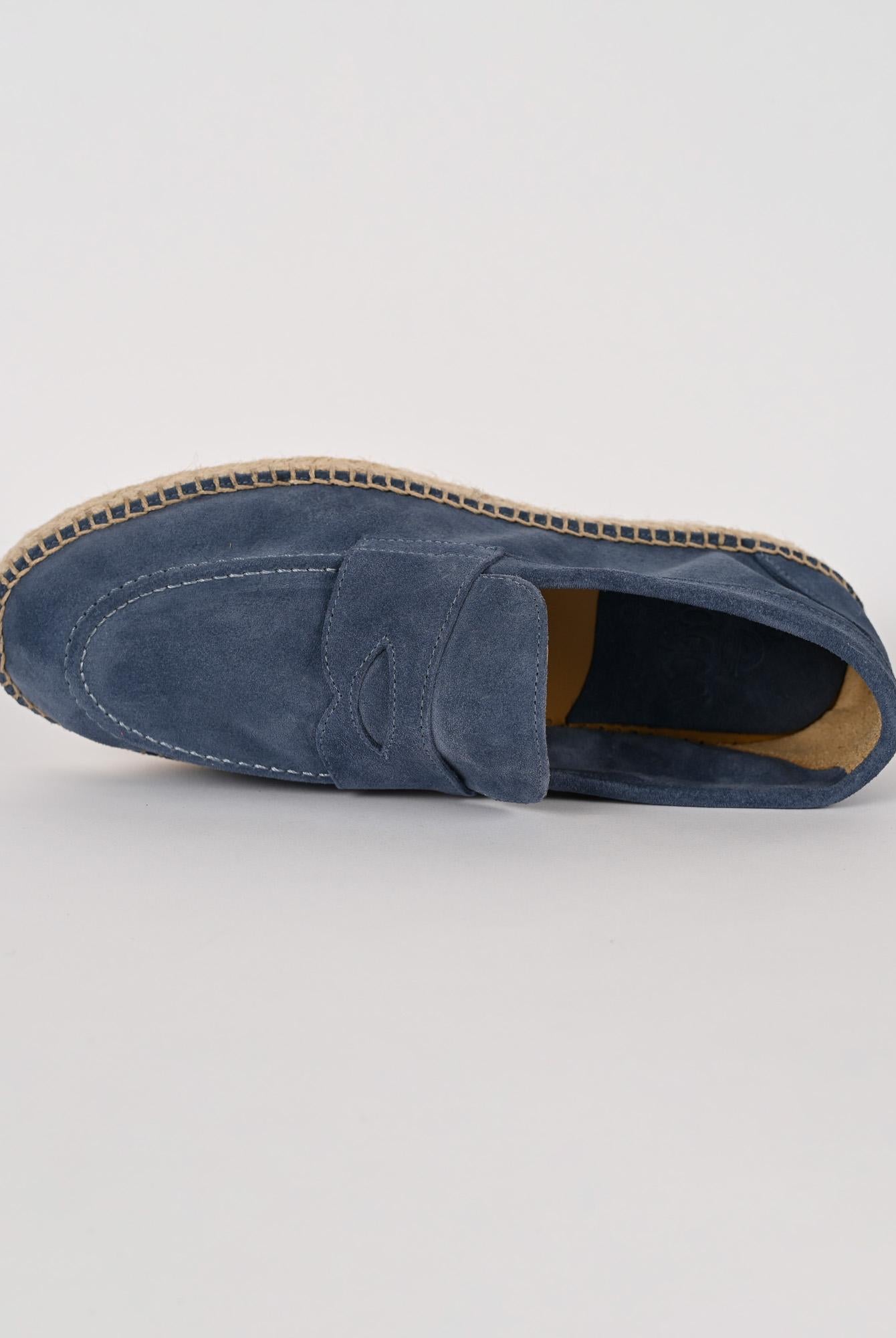 Mocassino suede NEW LOAFER IRIS bluette NEW LOAFER IRIS LAGOA