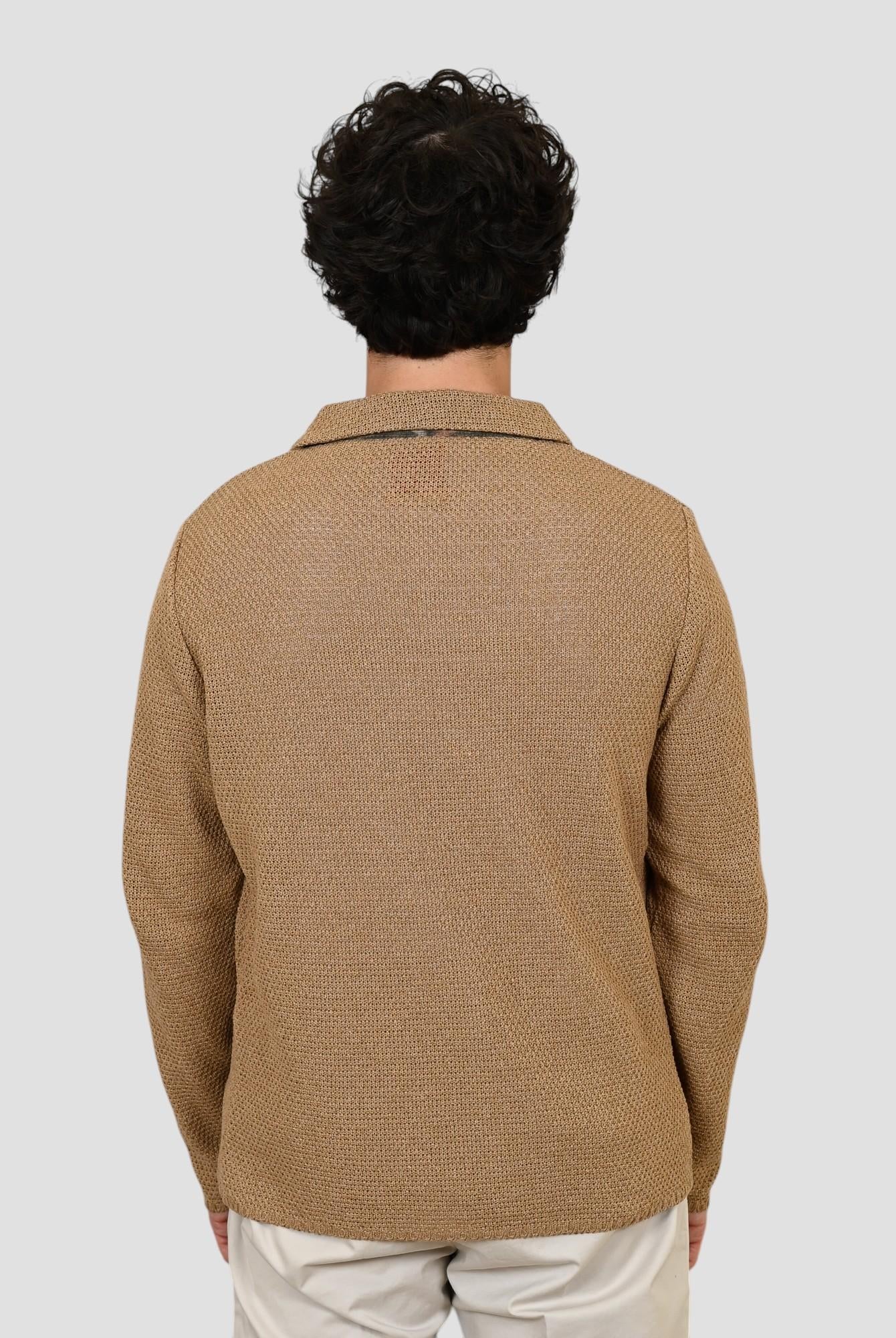 Giacca maglia JEAN BEIGE overshirt JEAN BEIGE BOB