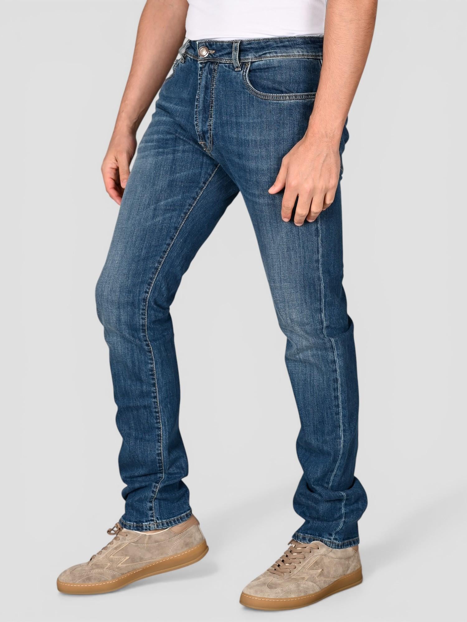 Denim wash JOHN C093 slim fit JOHN C093 CAMOUFLAGE AR AND J.