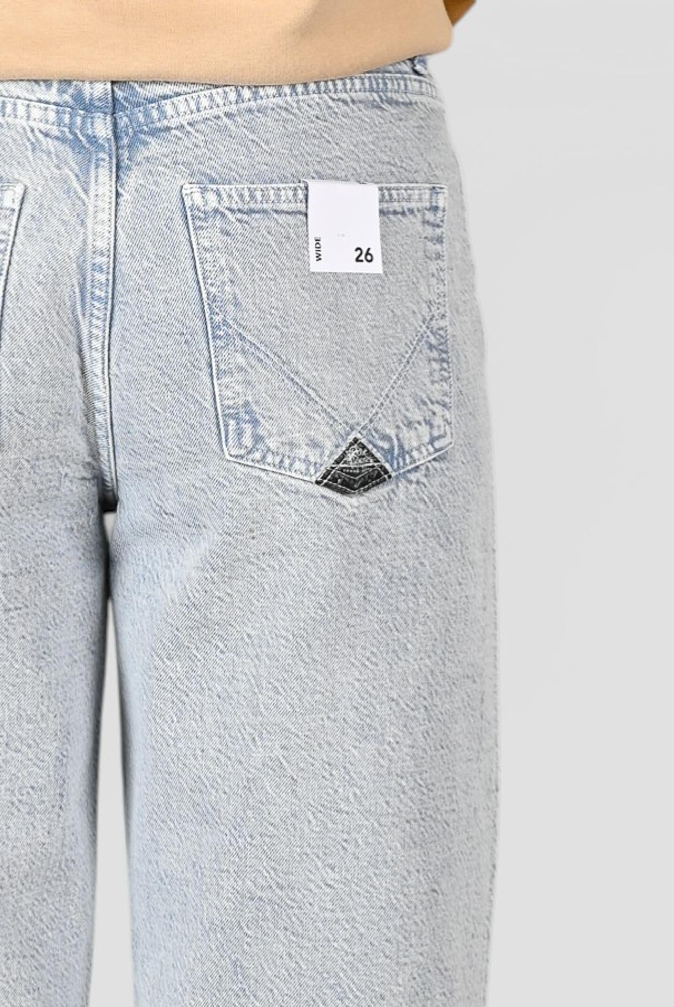 Jeans super WIDE WOMAN bull marmo SUPER WIDE MARMO ROY ROGER'S