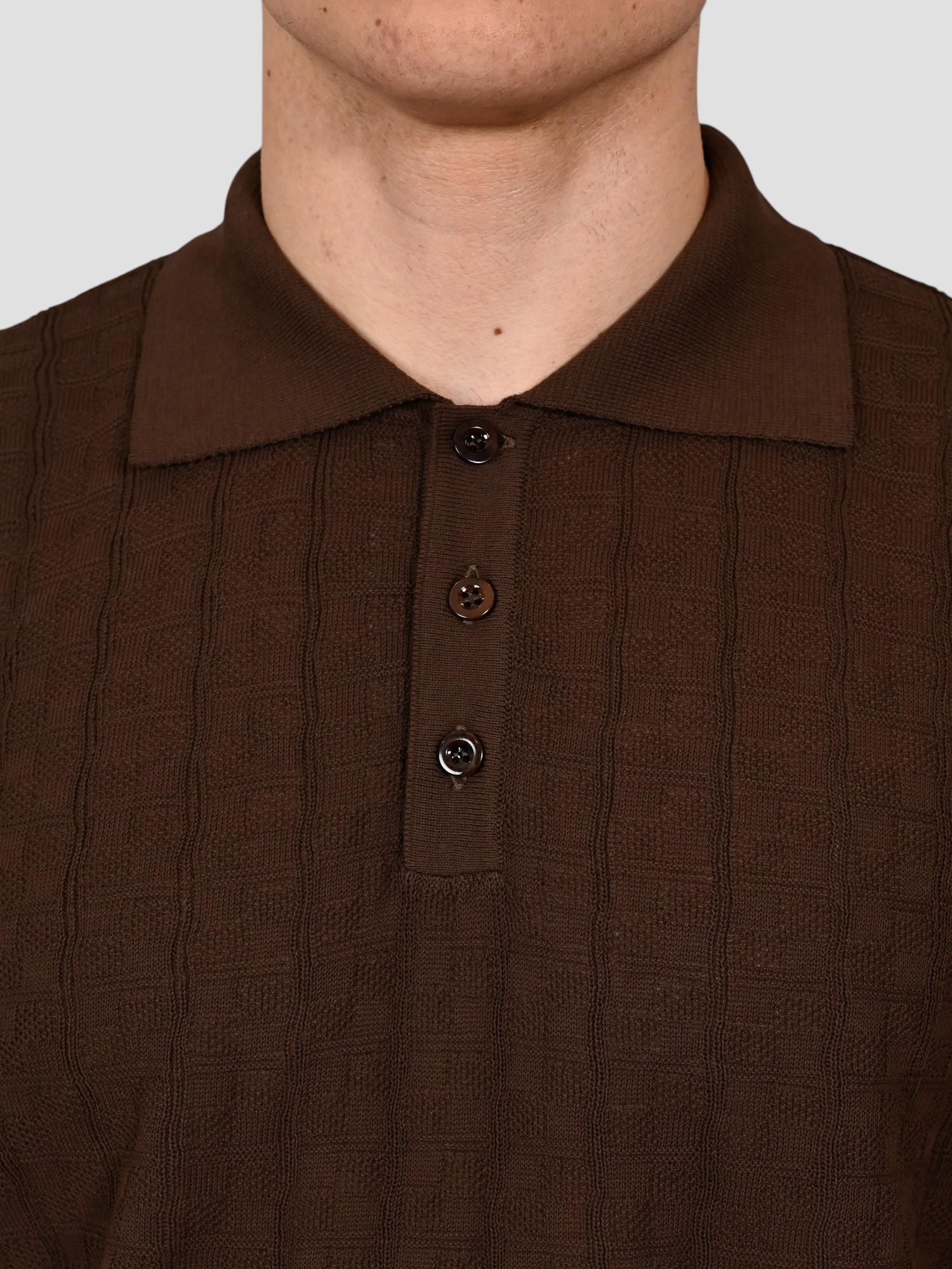 Polo moka WO 2050 ice cotton WO 2050 0033 WOOL & CO.