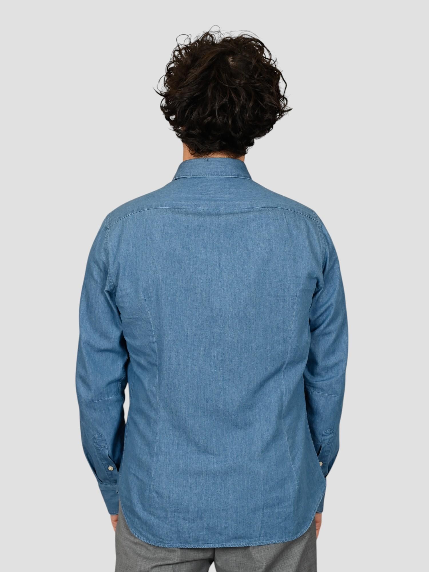 Camicia denim 1RLANM2UZ leggero 1RLANM2UZ2 DENIM TINTORIA MATTEI