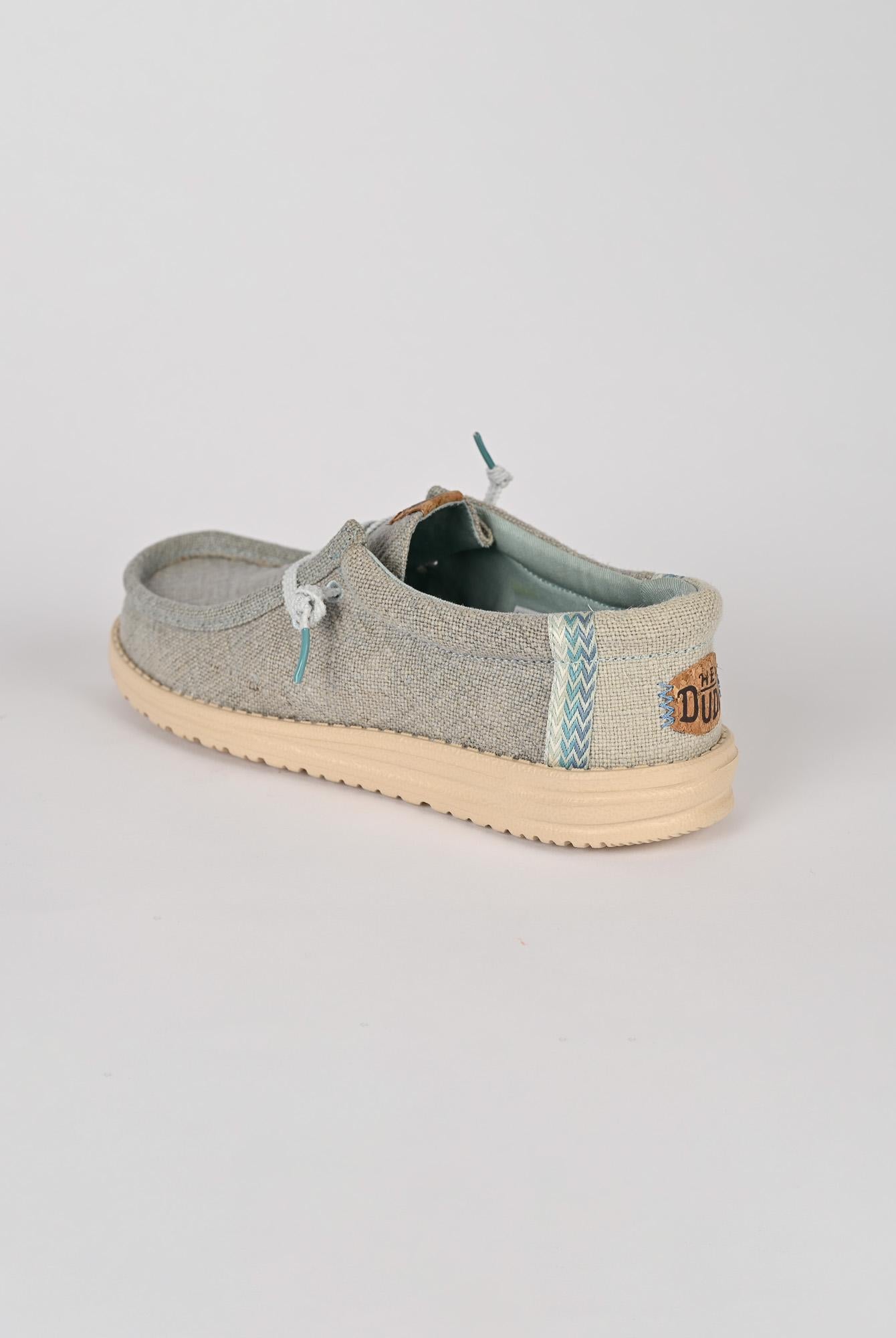 Scarpe leggere WALLY JUTE cloud blue WALLY JUTE CLOUD BLU HEY DUDE