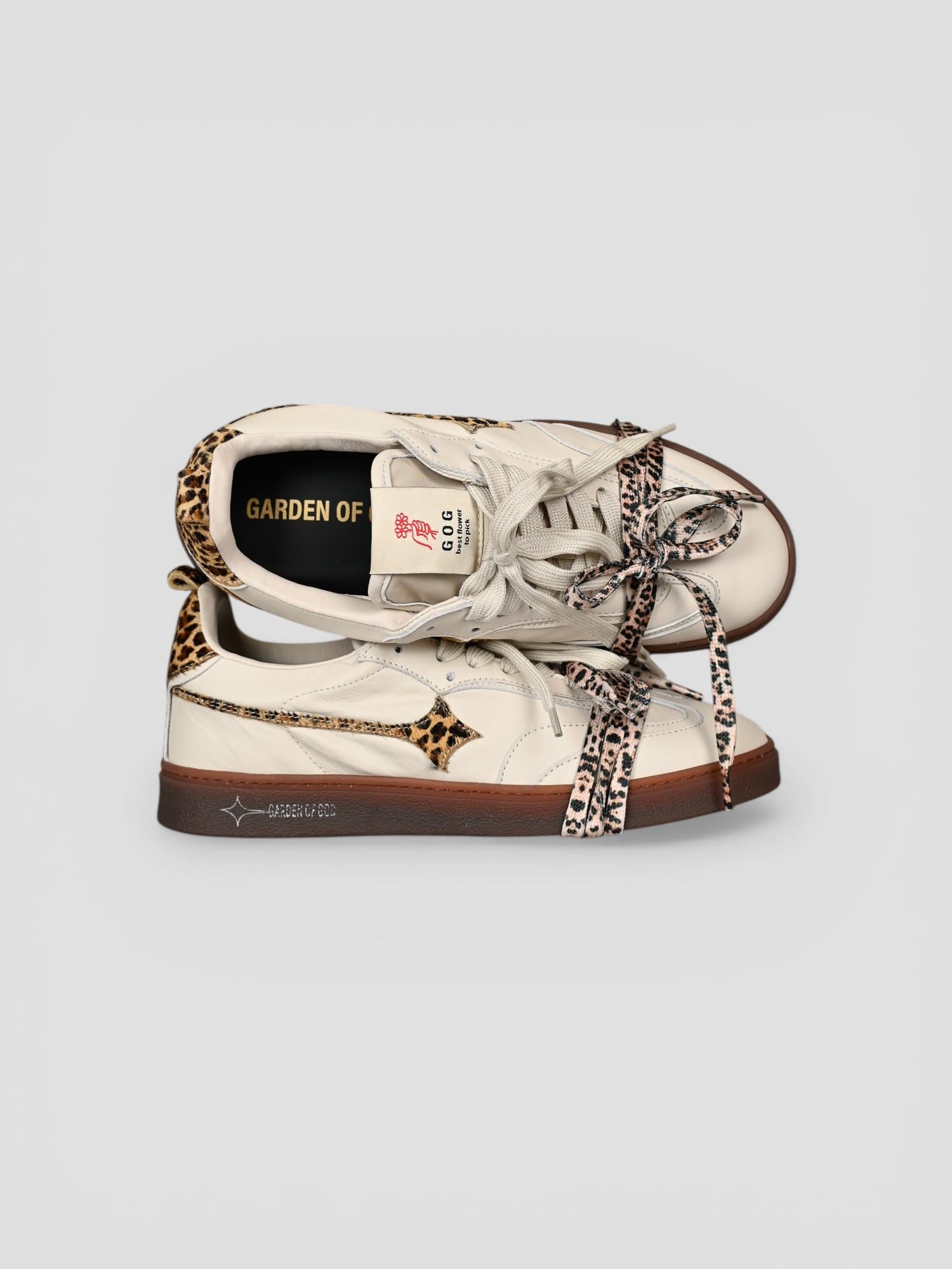 Sneakers EARTH LEO off white animalier EARTH LEA OFF WHITE ANIMALIER GARDEN OF GOD
