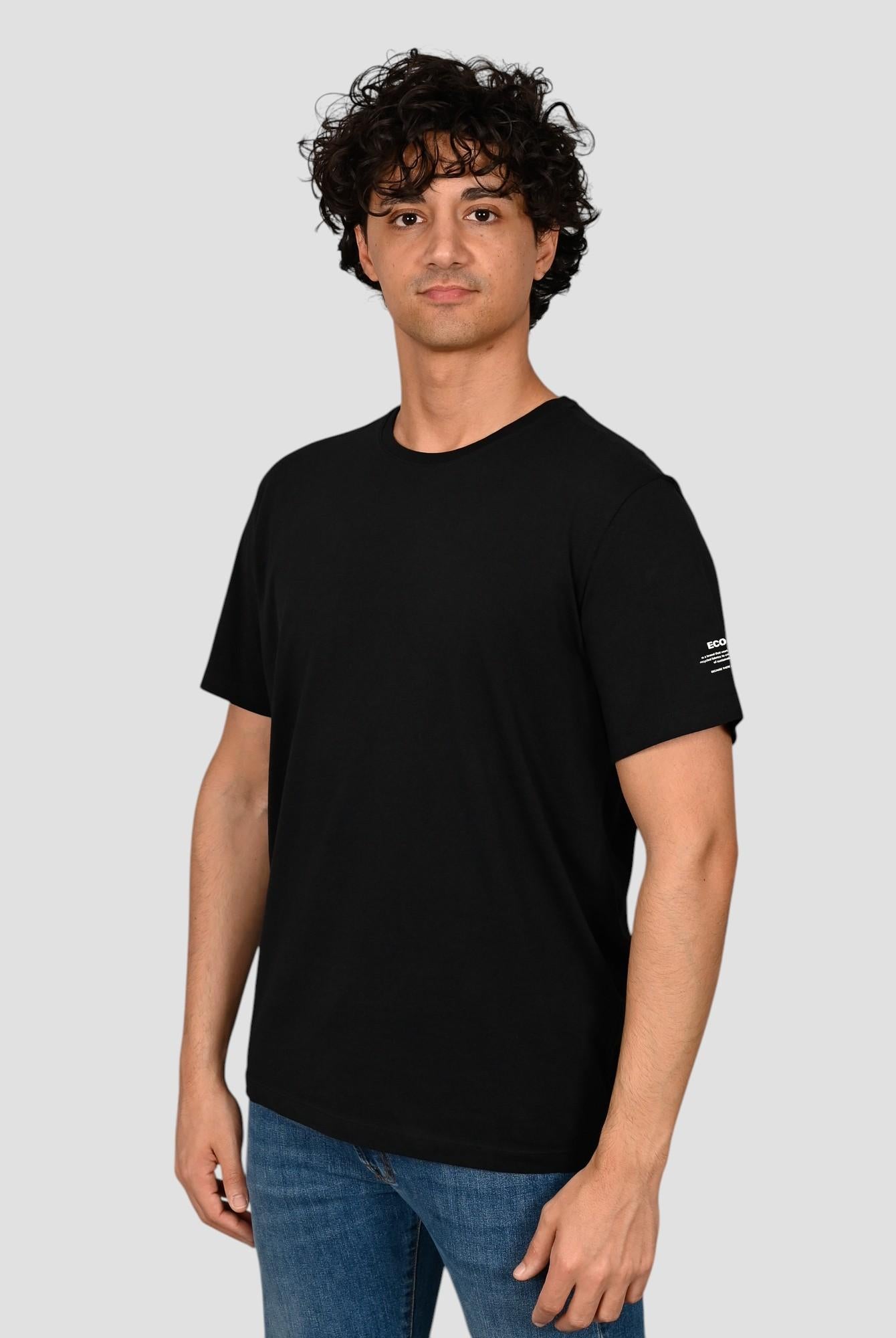 T-shirt nera VENTALF BLACK basic TS VENTALF NEROB ECOALF