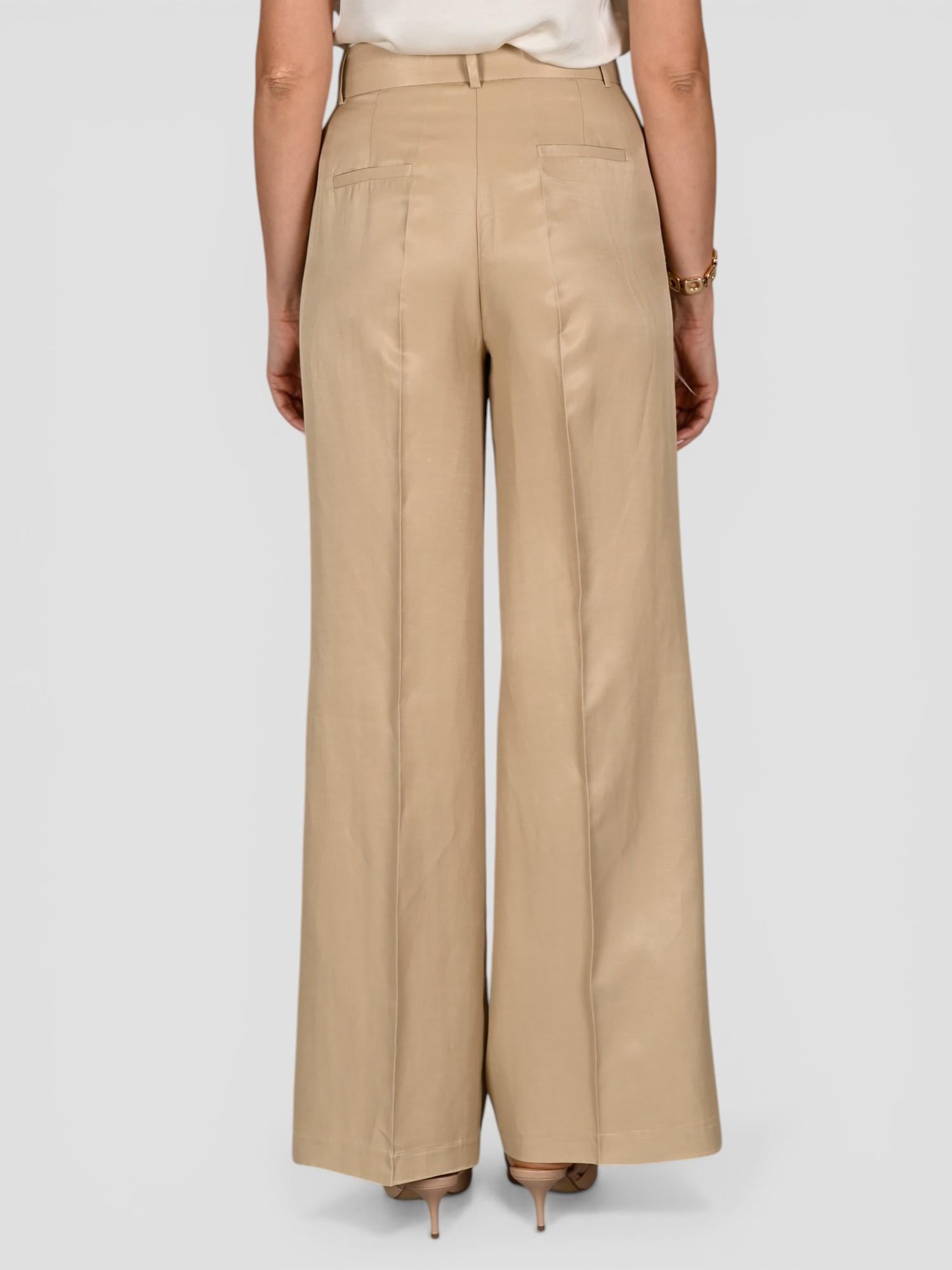 Pantalone beige AN22053 palazzo AN22053U BEIGE ANITIE'