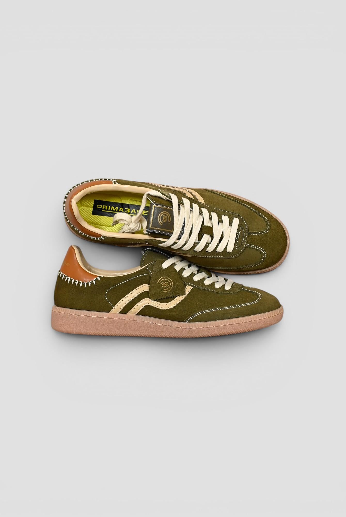 Sneakers suede 51461 010 verde bosco 51461 010 PRIMABASE