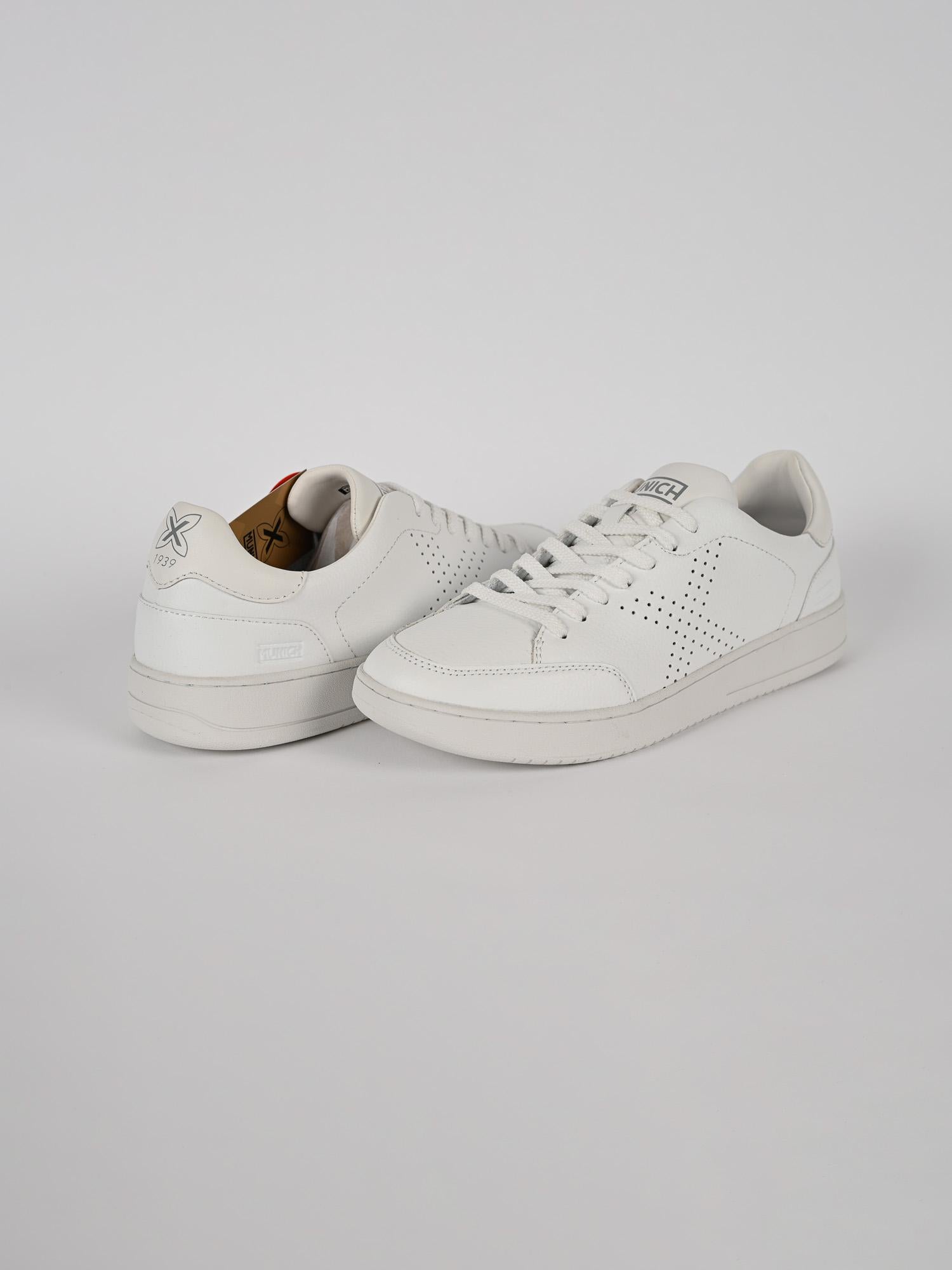 Sneakers bianca X-COURT BLANCO pelle X-COURT 09 BLANCO MUNICH