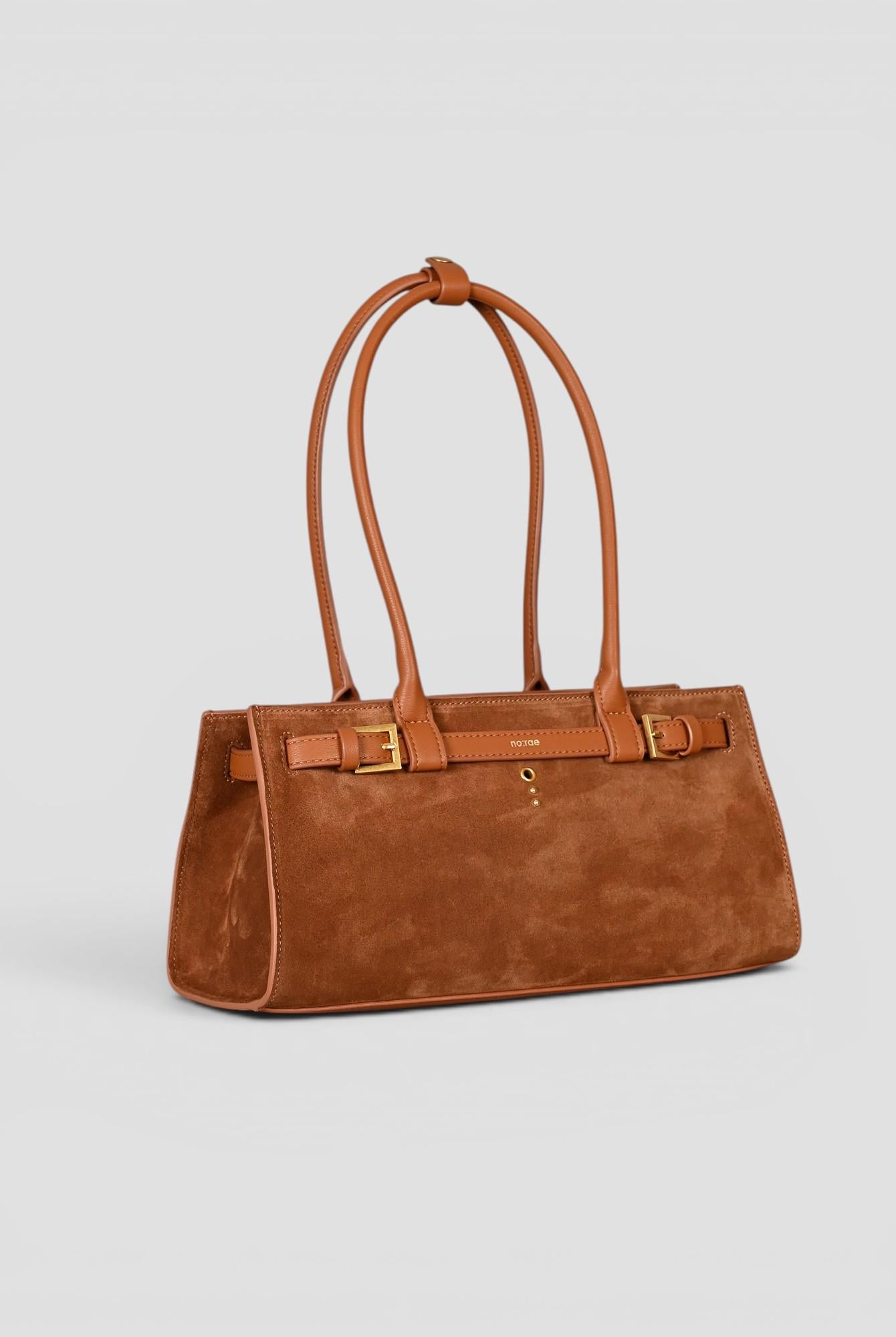 Baguette VALEGRO suede tobacco N61-DS-29 TOBACCO NO:RAE