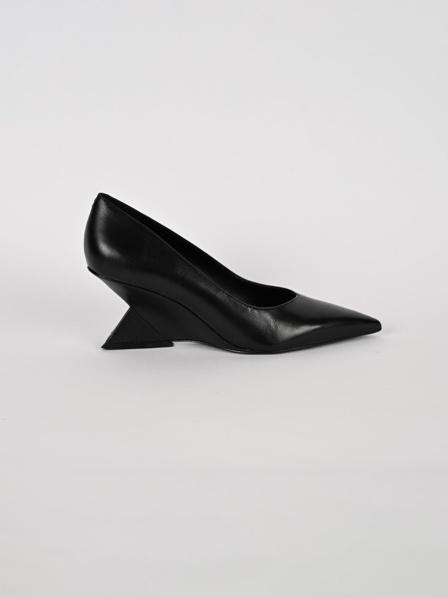 Décolleté donna nero tacco sculpture S222010001 BLACK SCHUTZ