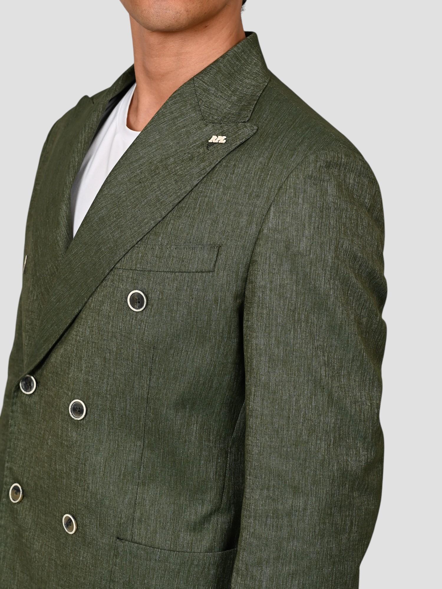 Blazer doppiopetto G22 BOA verde fiammato G22 BOA VERDE RPL
