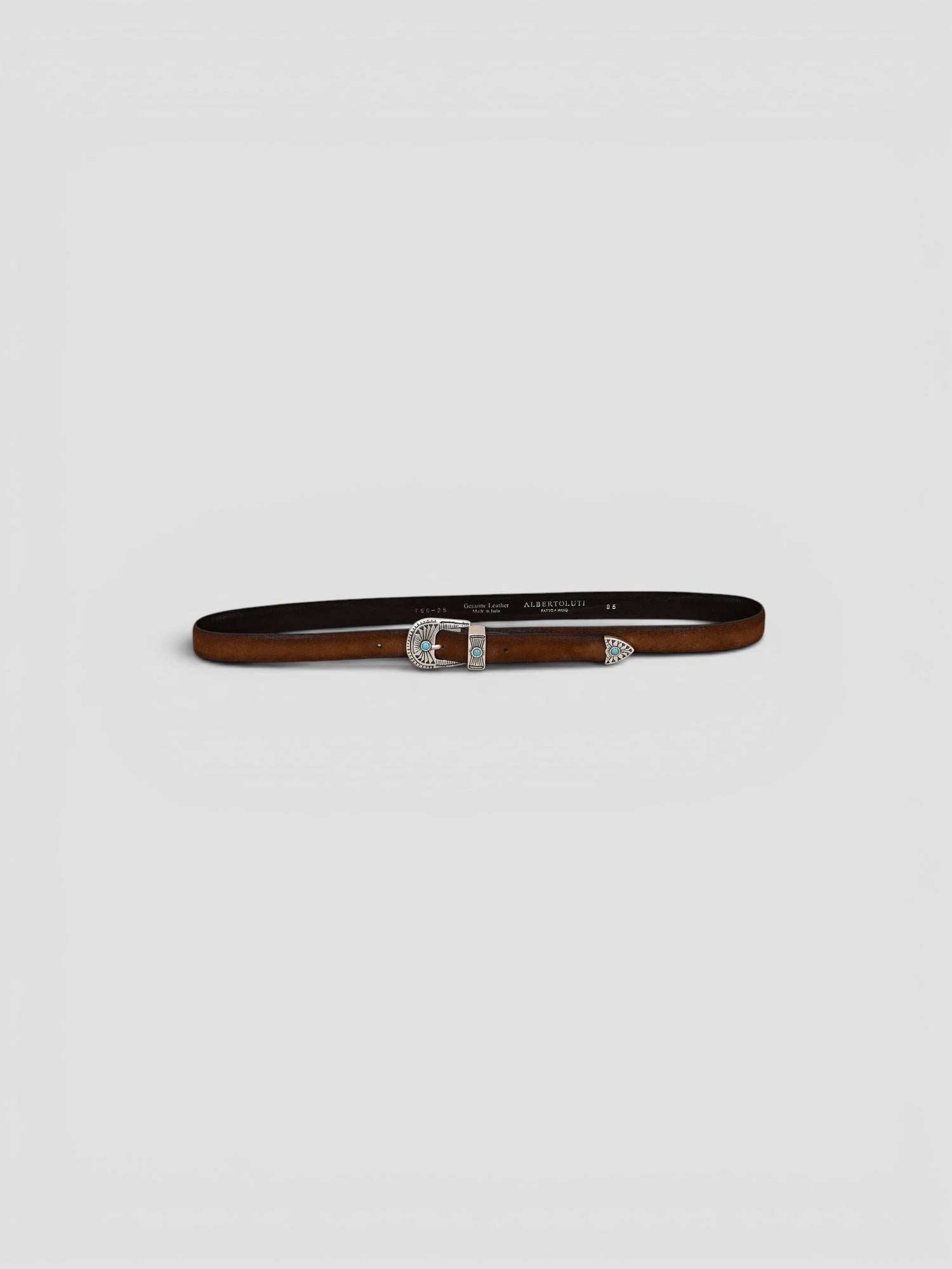 Cintura western SUEDE BRUCIATO 766/25 BRUCIATO ALBERTO LUTI