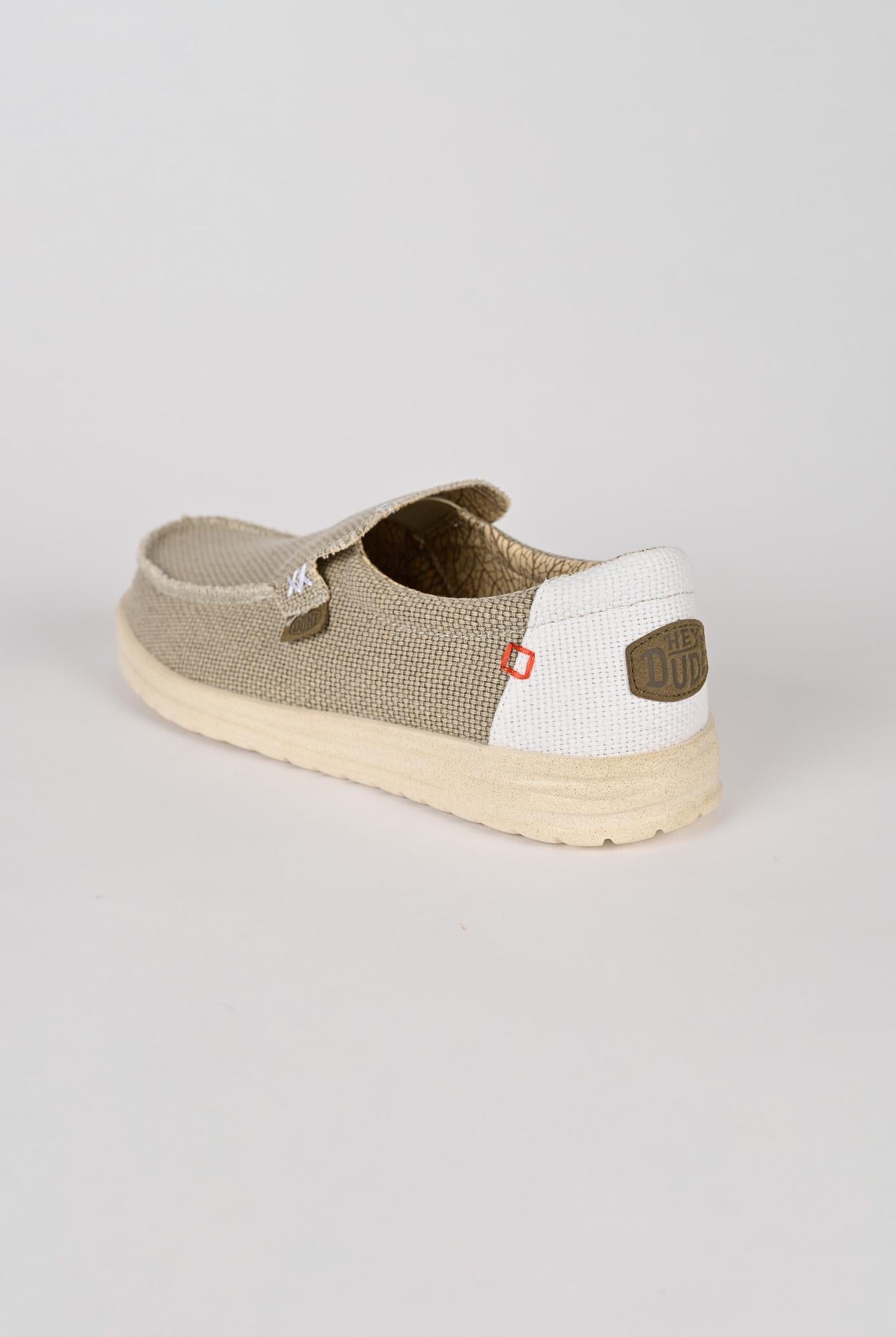 Scarpe leggere MIKKA BRAIDED off white MIKKA BRAIDED OFF WHITE HEY DUDE