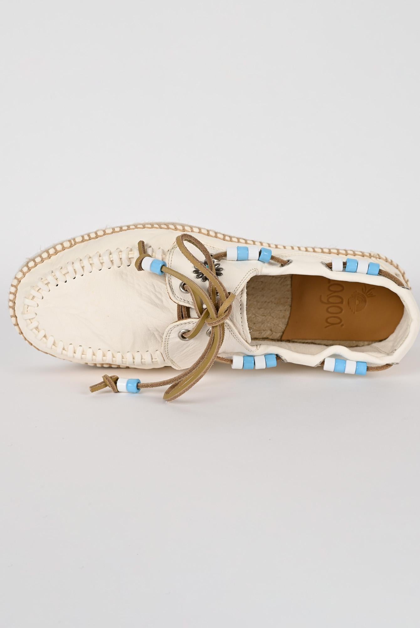 Mocassino bianco NAUTICO PARKER pelle lavata NAUTICO PARKER BIANCO LAGOA