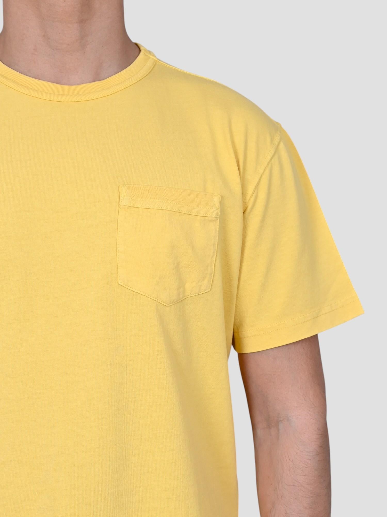 T-shirt light yellow NEWPORT POCKET NEWPORT 704 LIGHT YELLOW CHESAPEAKE'S
