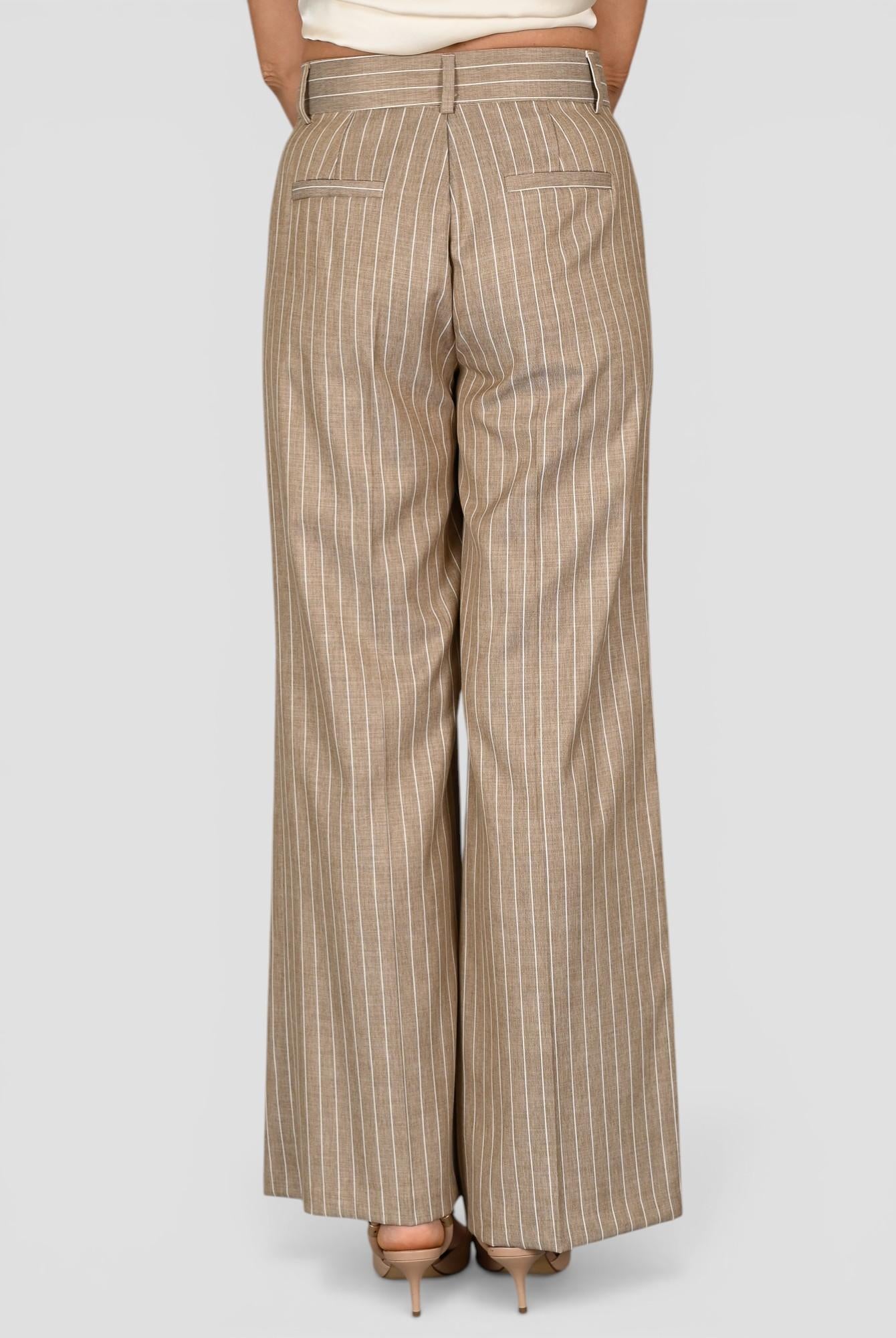 Pantalone palazzo AN22053 gessato AN22053 GESSATO ANITIE'