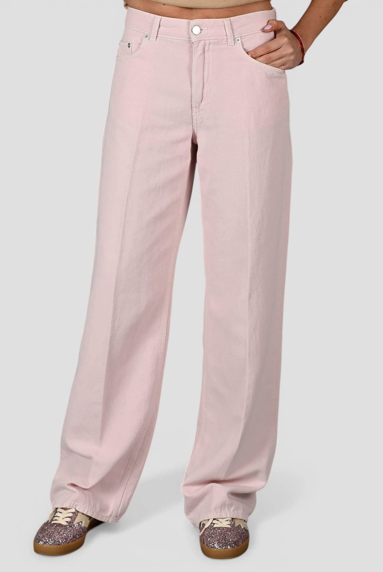 Pantalone rosa ANNA 2410 wide leg ANNA 2410C0184 T0104 SIVIGLIA