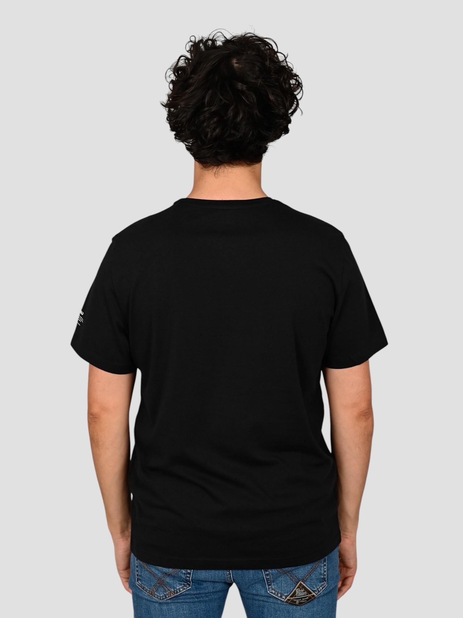T-shirt nera VENTALF BLACK basic TS VENTALF NEROB ECOALF