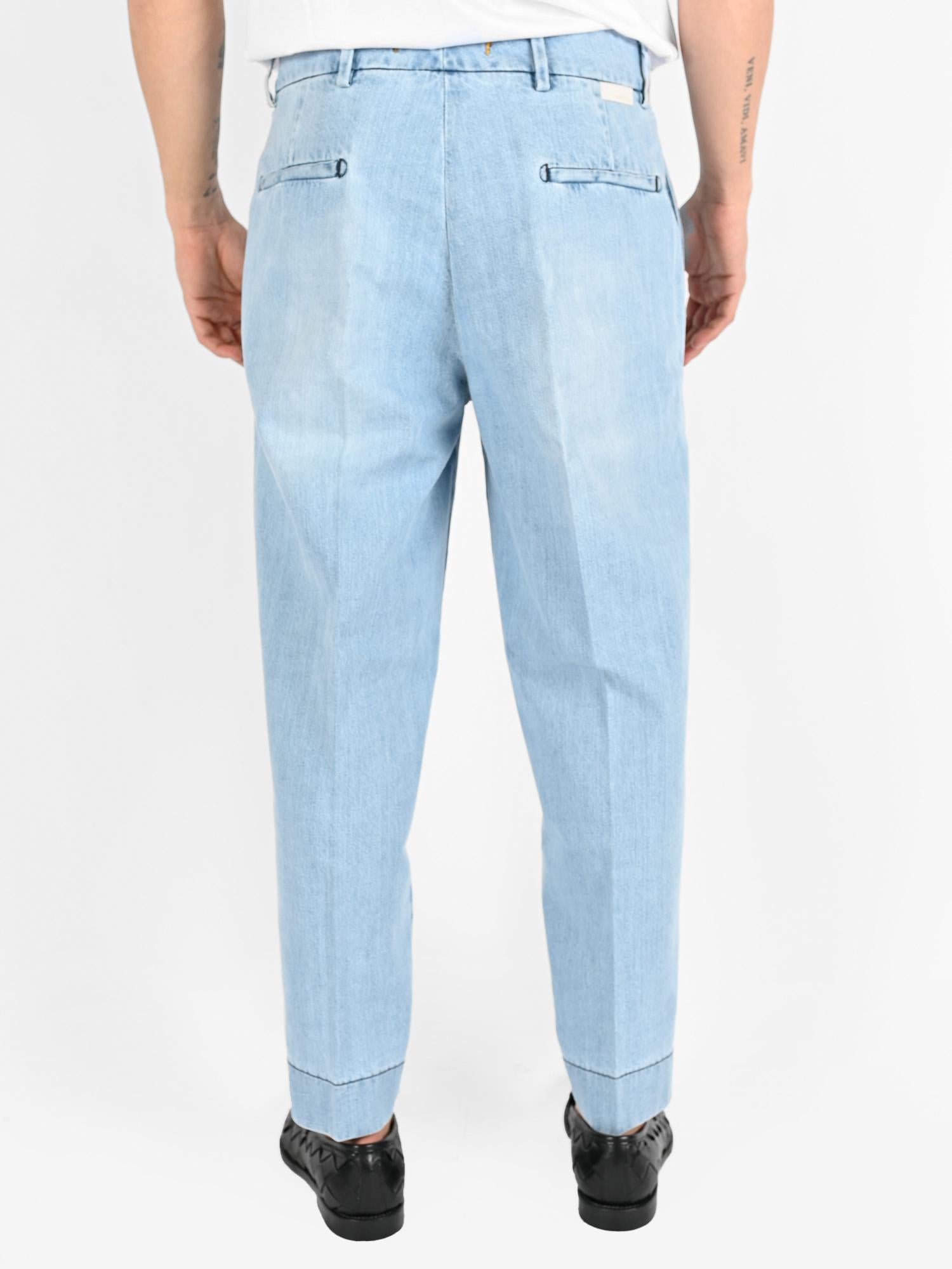 Denim chiaro CHIBA carrot fit CHIBA/L50 CHIARO BONHEUR