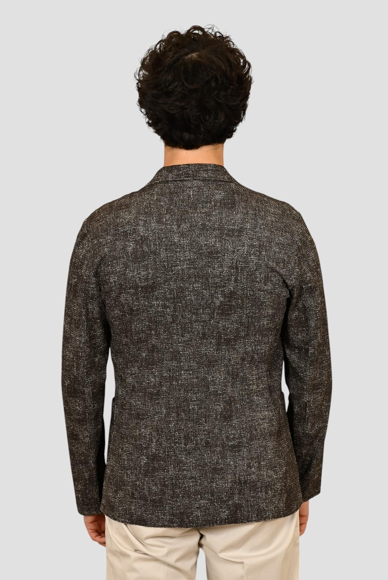 Giacca monopetto EASYX585 MORO lavorazione maglia EASYX585 MORO BOB