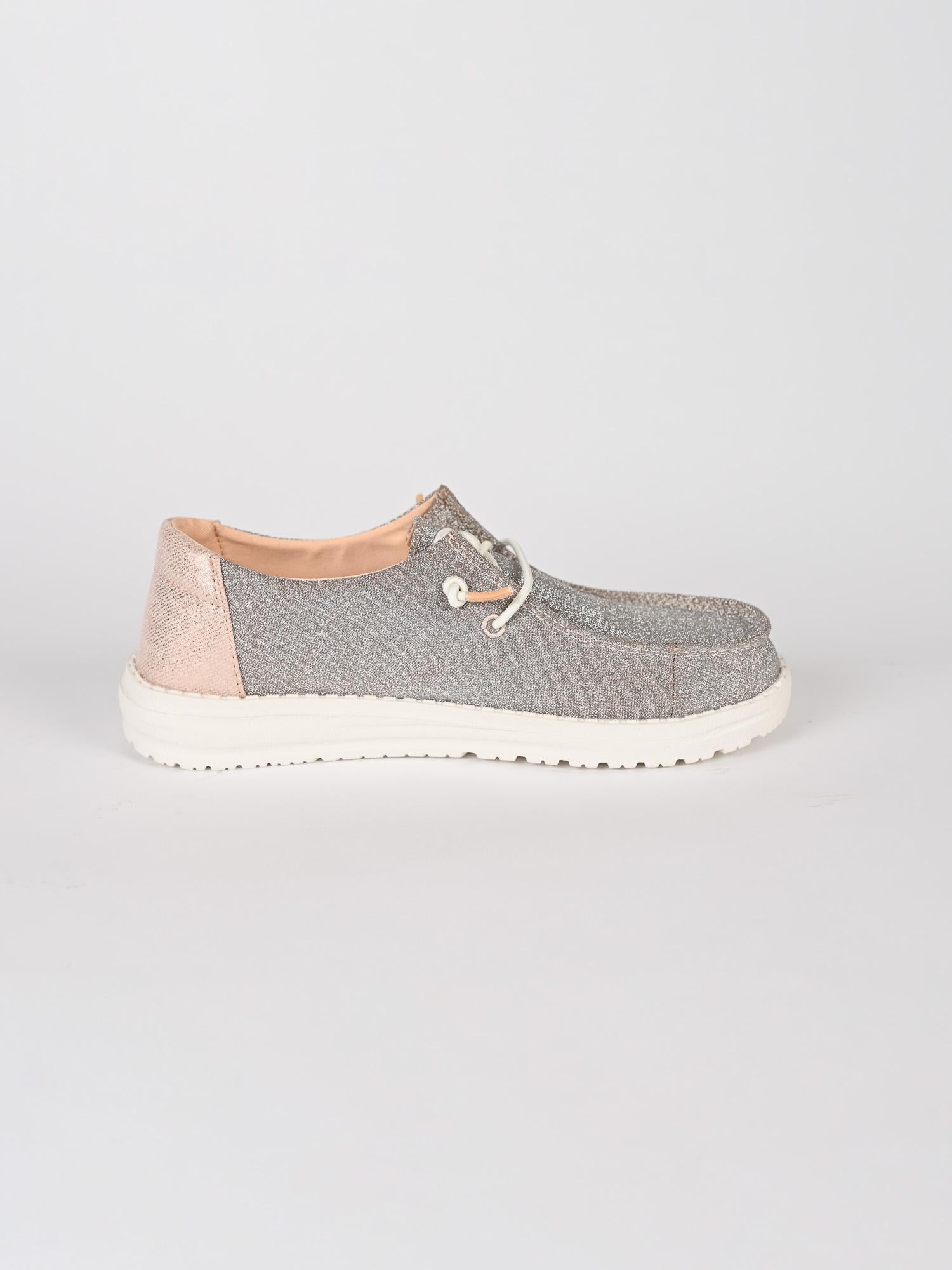 Slip-on ultralight WENDY METALLIC rose WENDY METALLIC ROSE GOLD HEY DUDE