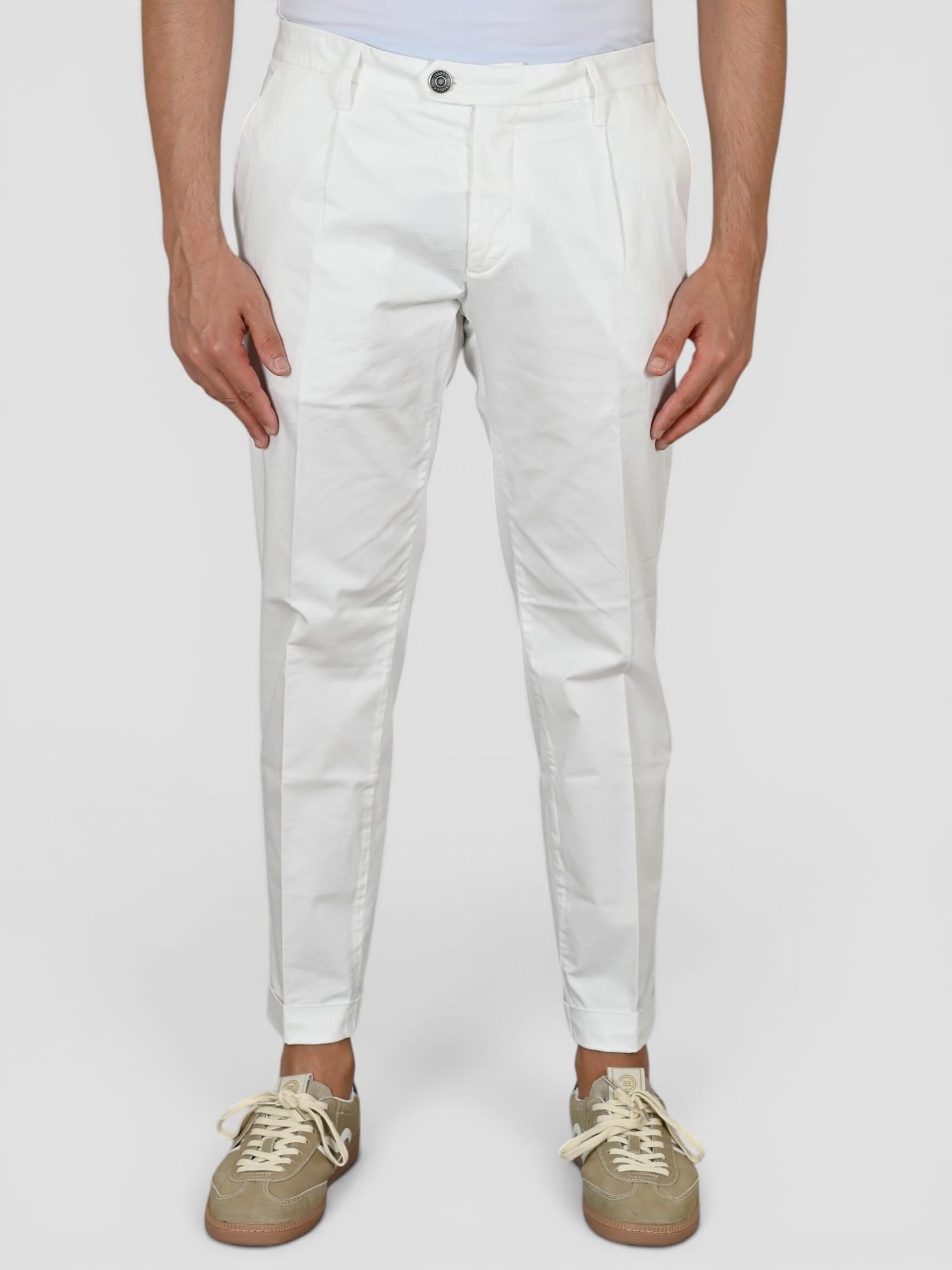 Pantalone bianco GABRIEL pence GABRIEL BIANCO VANDOM