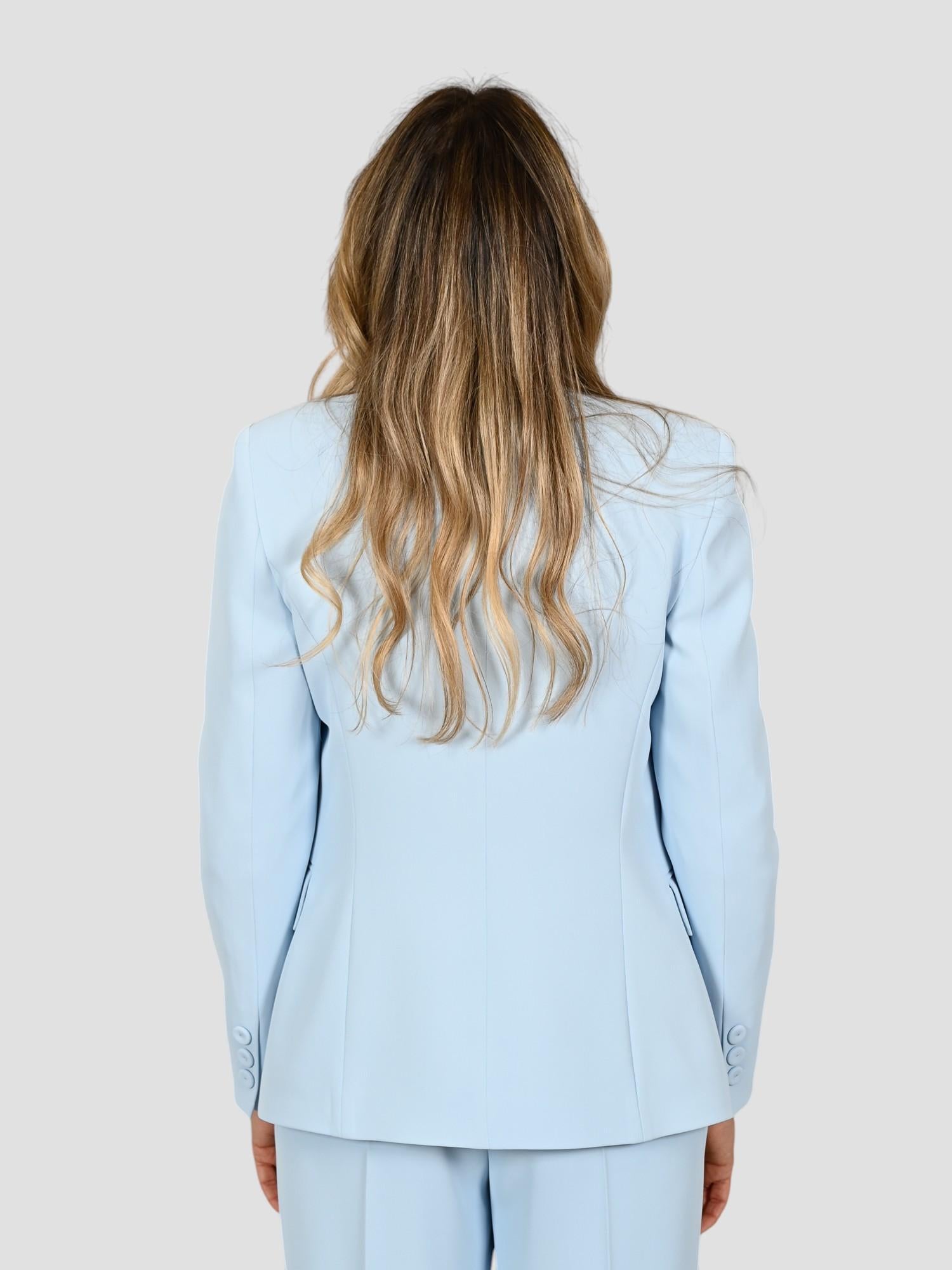 Blazer celeste AN31159 crepe AN31159U308 CELESTE ANITIE'