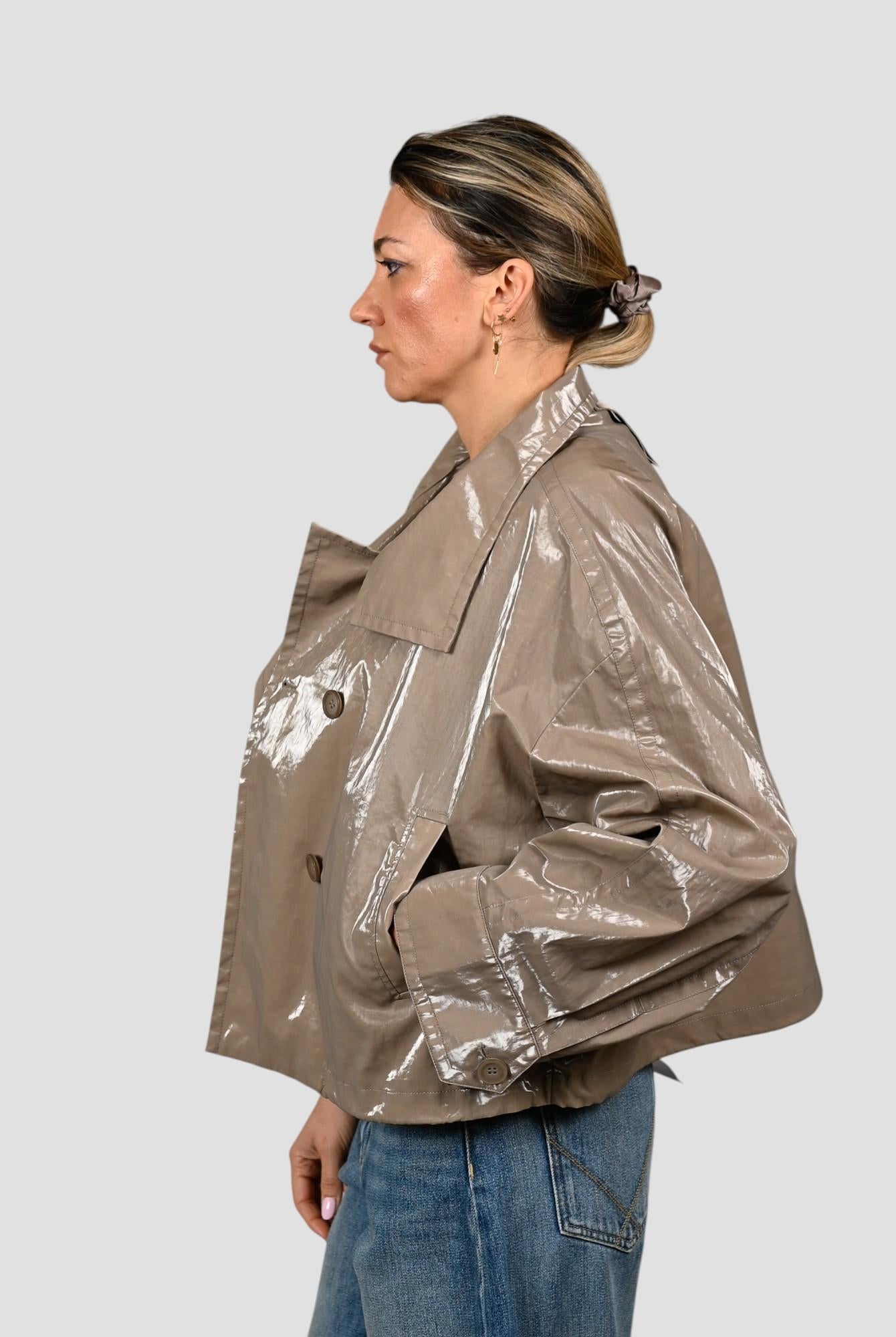 Giacca spalmata ELINA fango ELINA FANGO DUNO